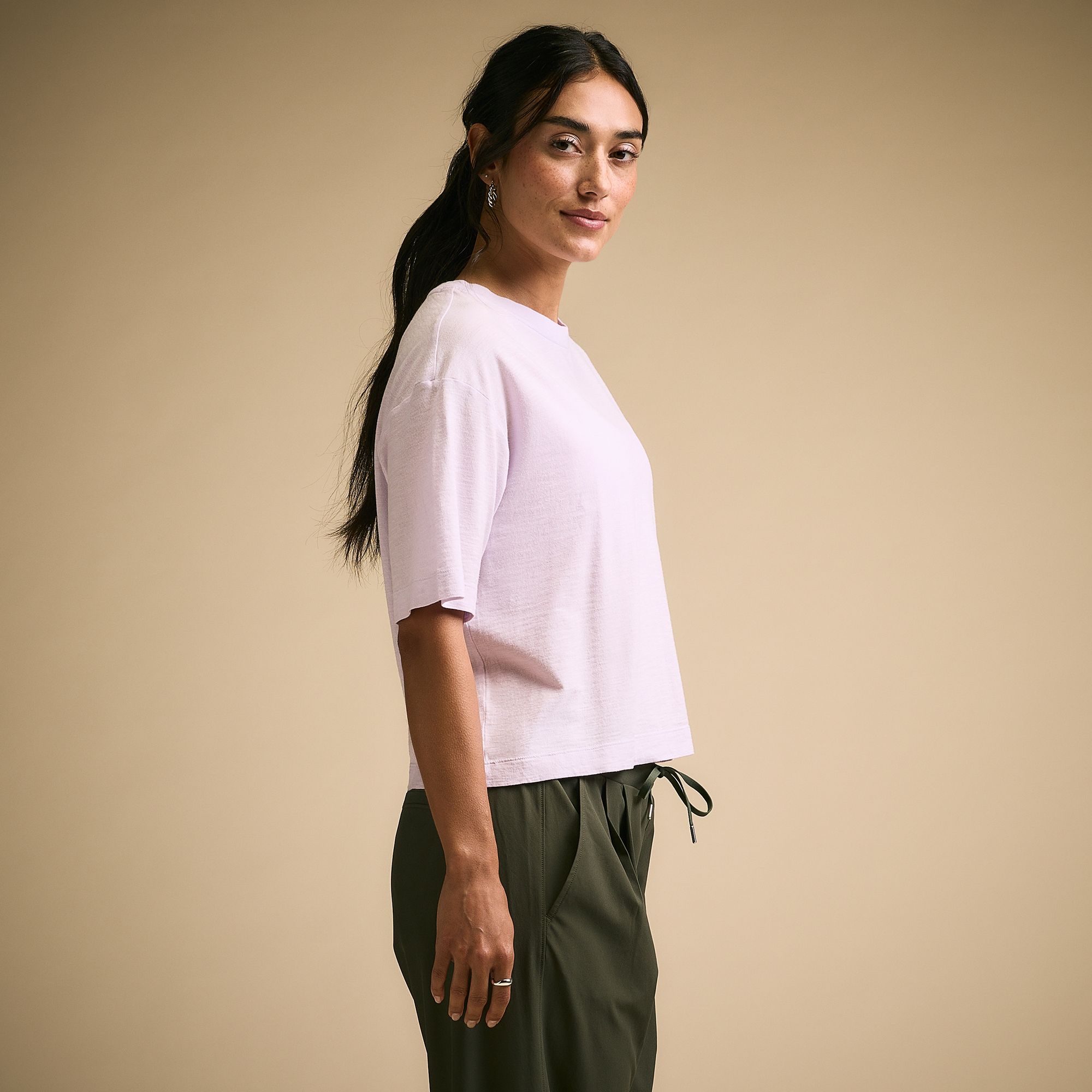 CALIA Women's Everyday Slub Boxy Crew product image