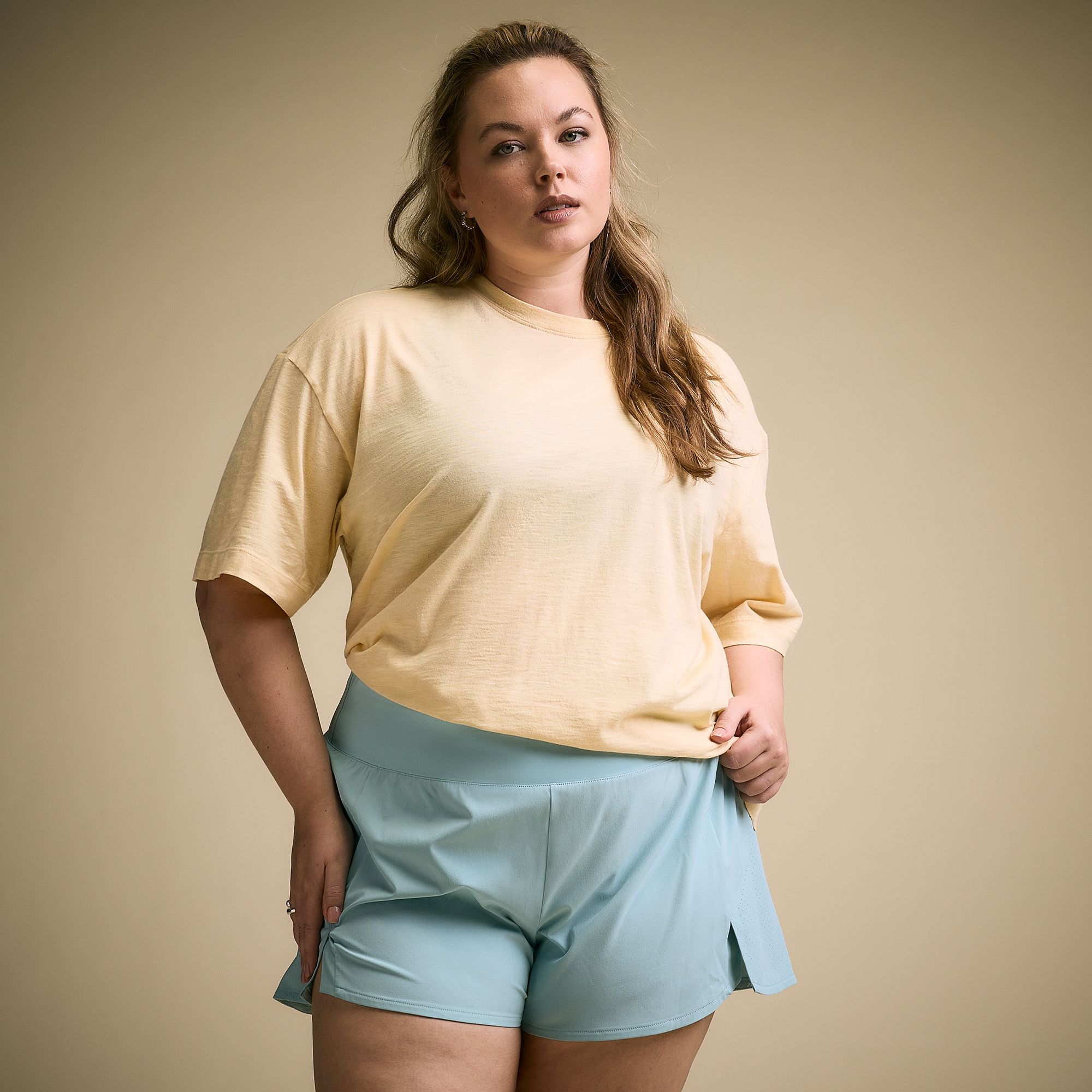 CALIA Women's Everyday Slub Boxy Crew product image