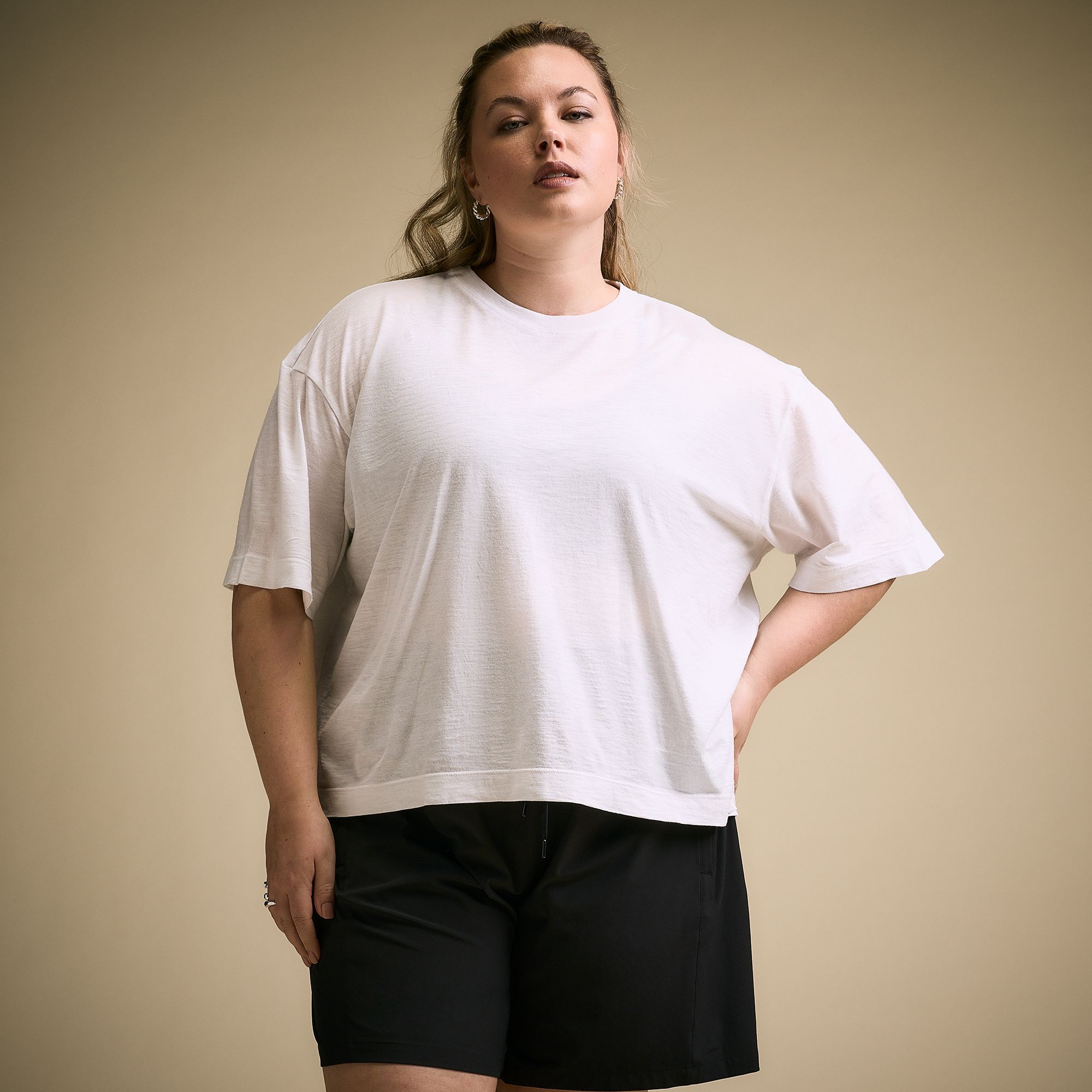 CALIA Women's Everyday Slub Boxy Crew product image