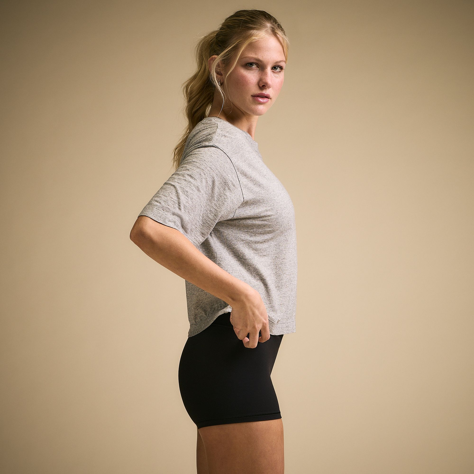 CALIA Women's Everyday Slub Boxy Crew product image