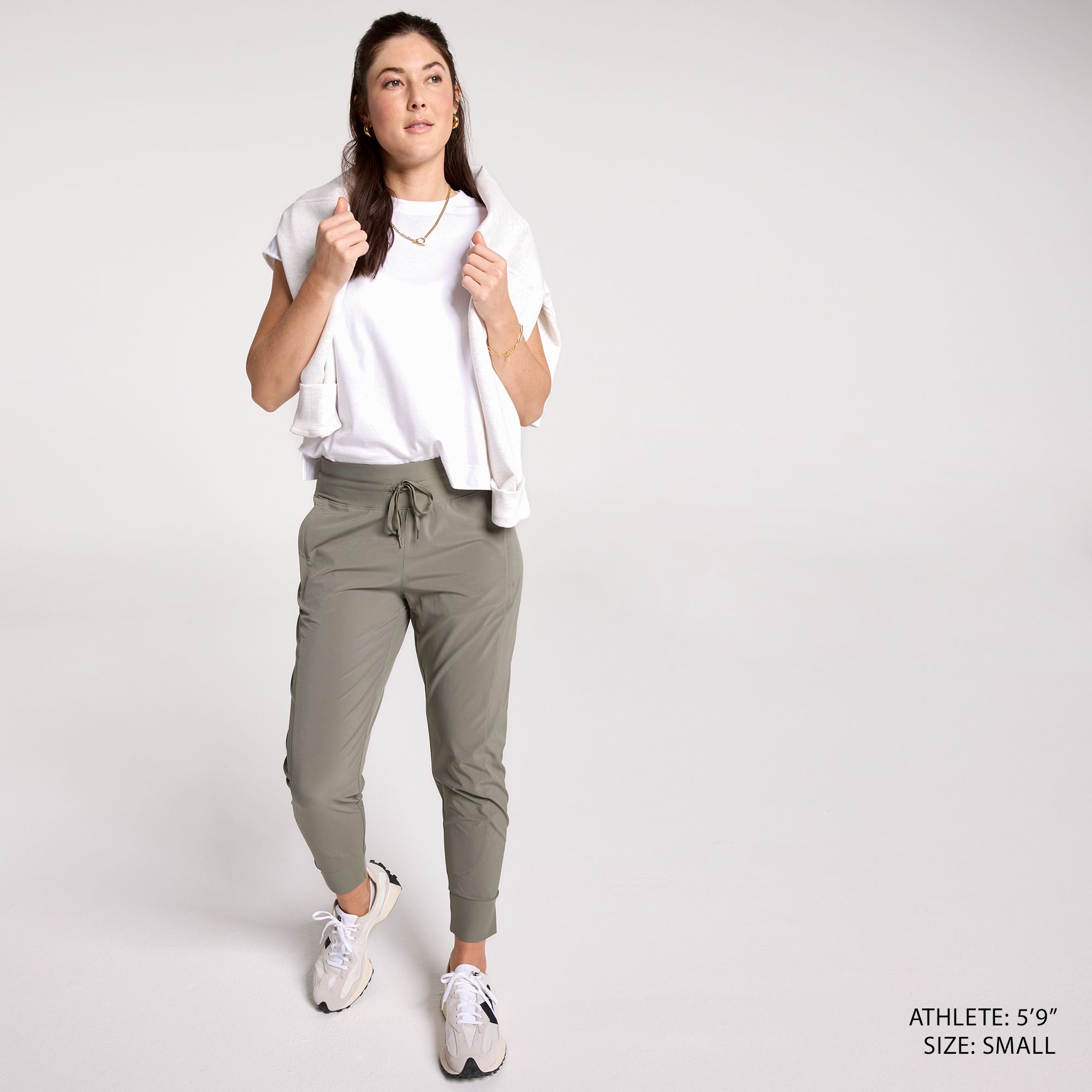 CALIA Women's Everyday Jersey Roll Sleeve Crew product image