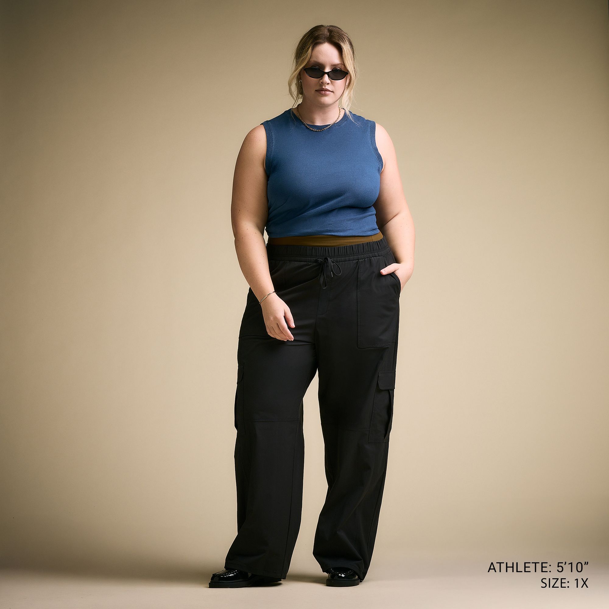 CALIA Women's Effortless Nyluxe Cinch Cargo Pant product image