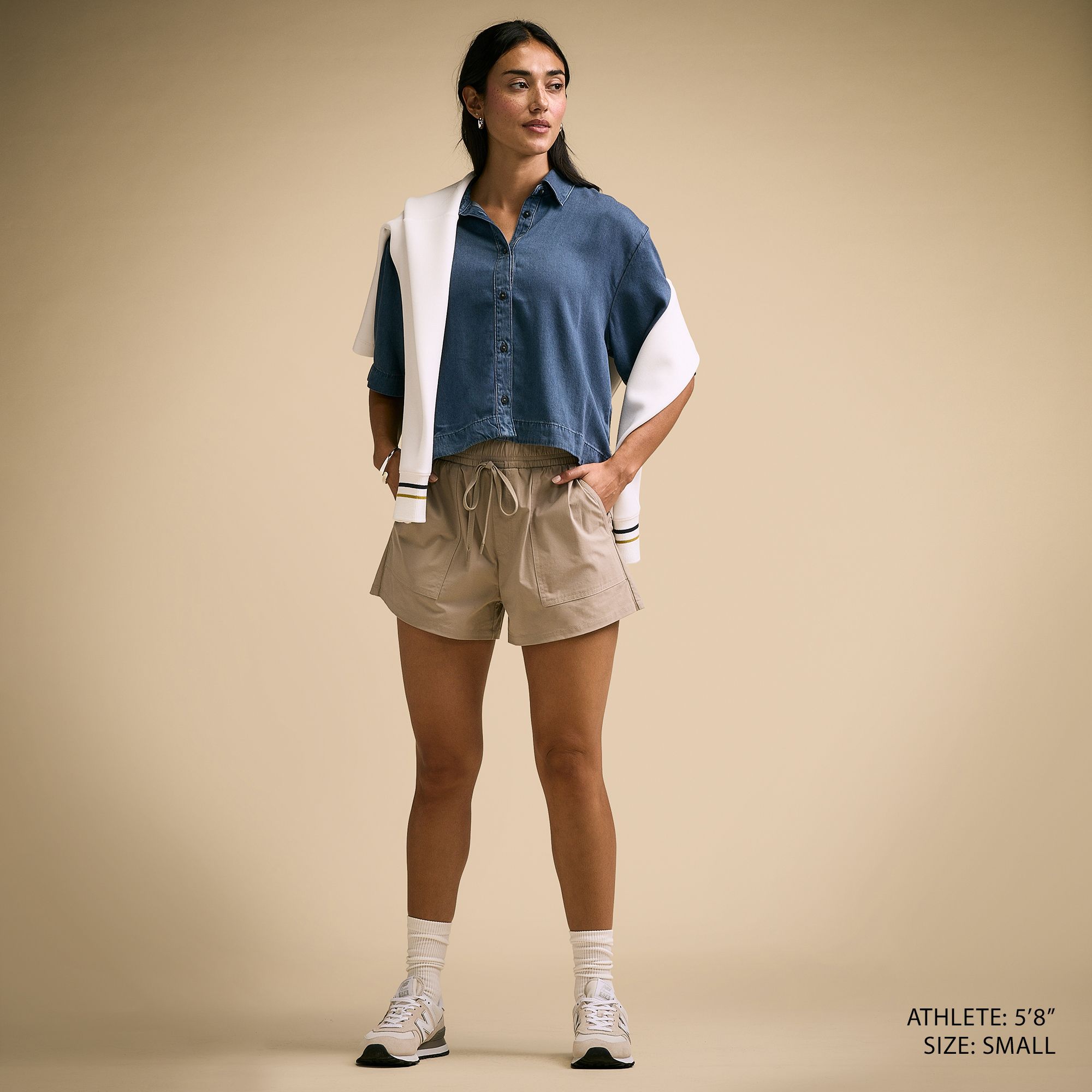 CALIA Women's Effortless Nyluxe 3" Cargo Short product image