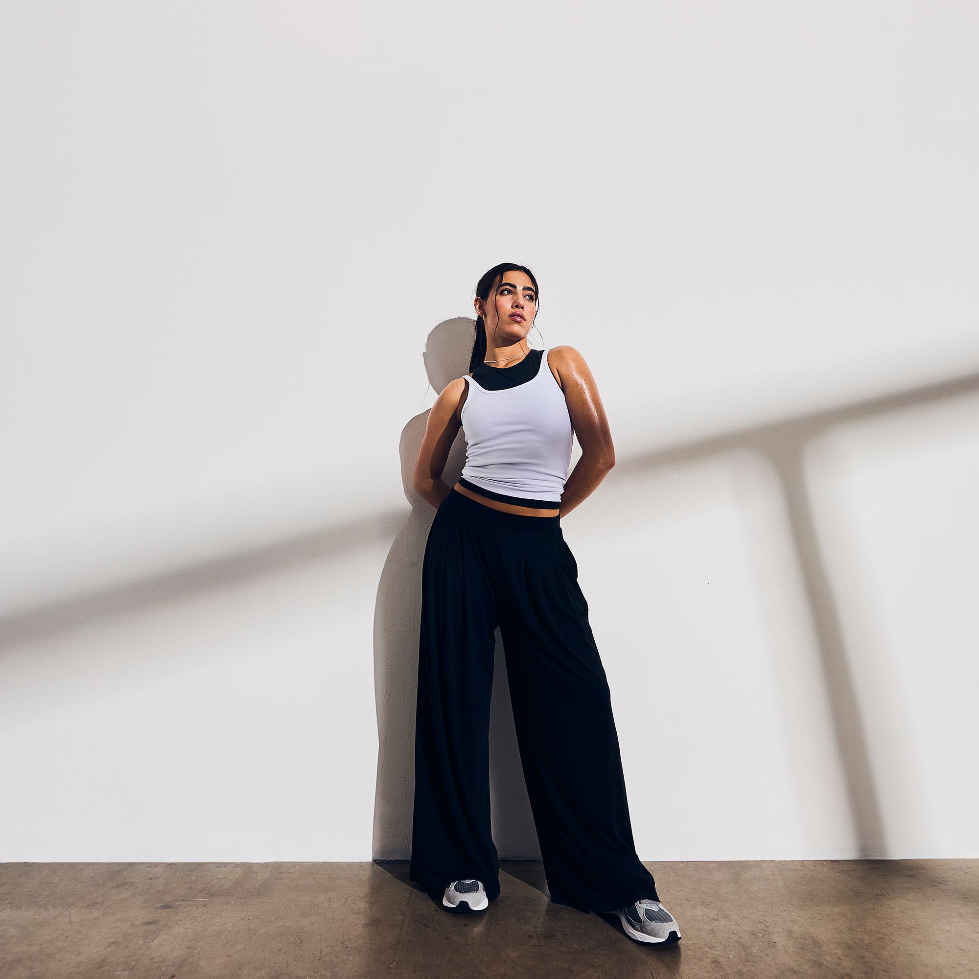 CALIA Women's Sandwash Jersey Pleated Pant product image