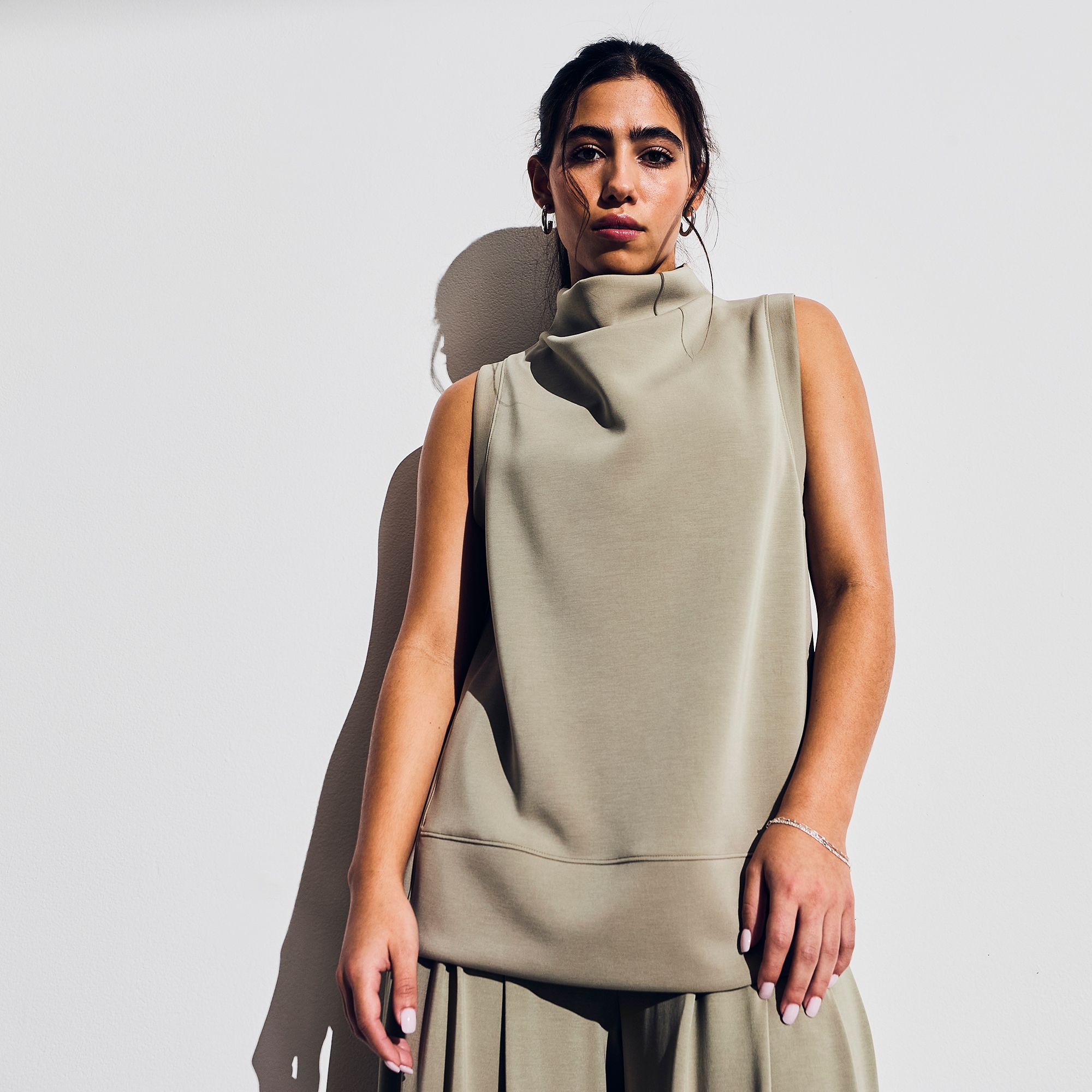 CALIA Women's Sandwash Jersey Pleated Pant product image