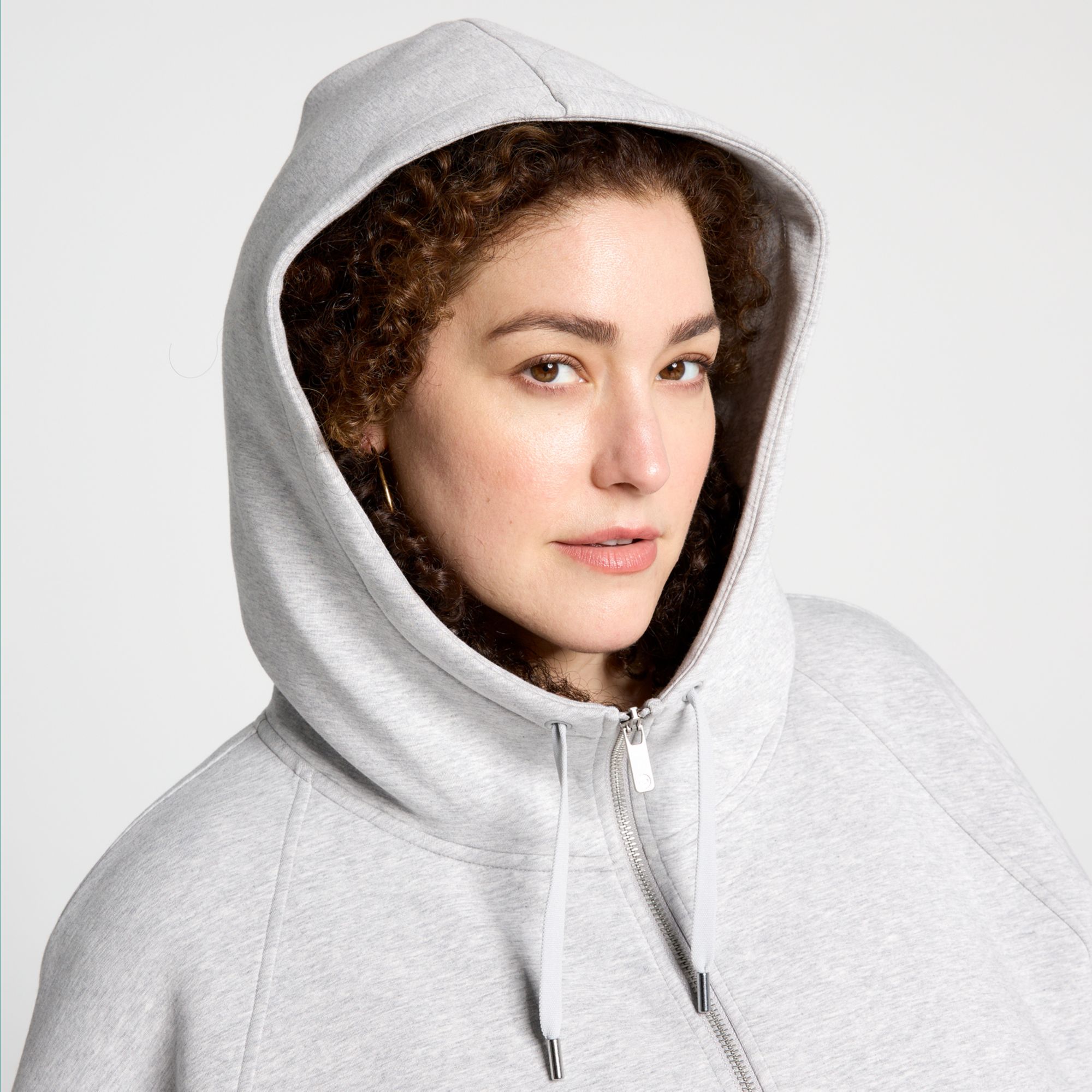 CALIA Women's Soft Scuba Hooded Full Zip product image