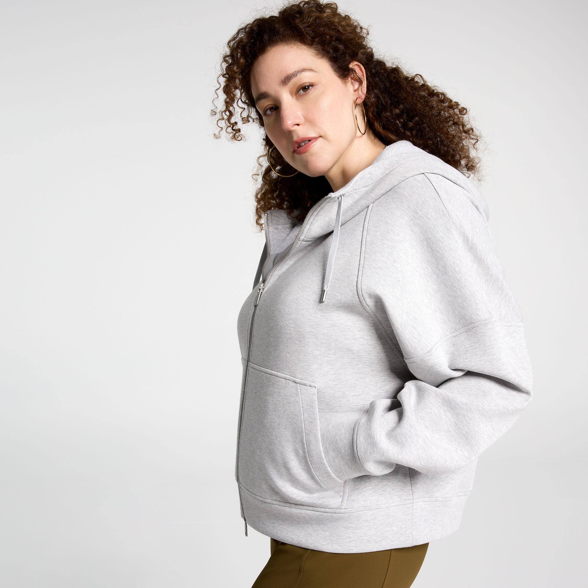 CALIA Women's Soft Scuba Hooded Full Zip product image