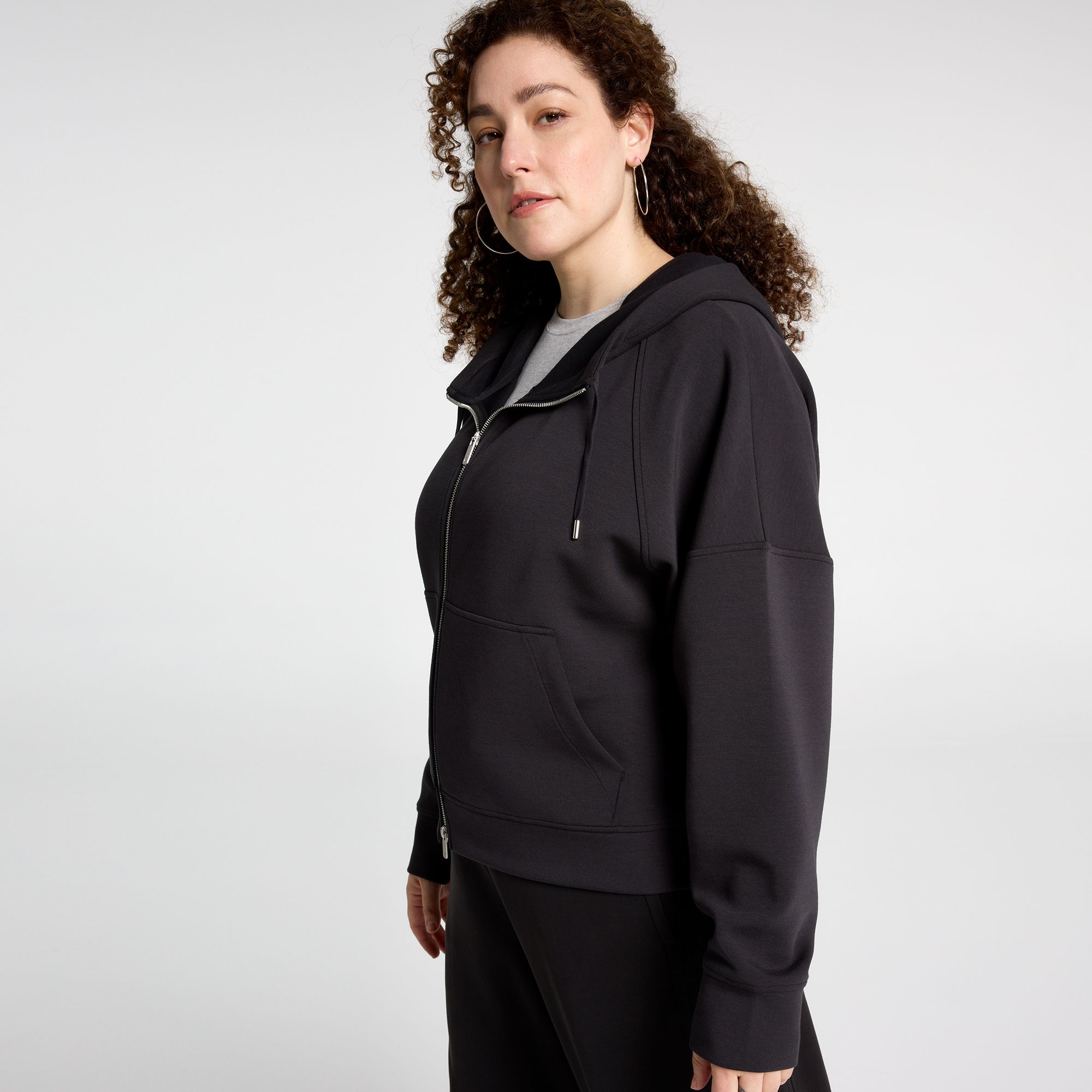 CALIA Women's Soft Scuba Hooded Full Zip product image