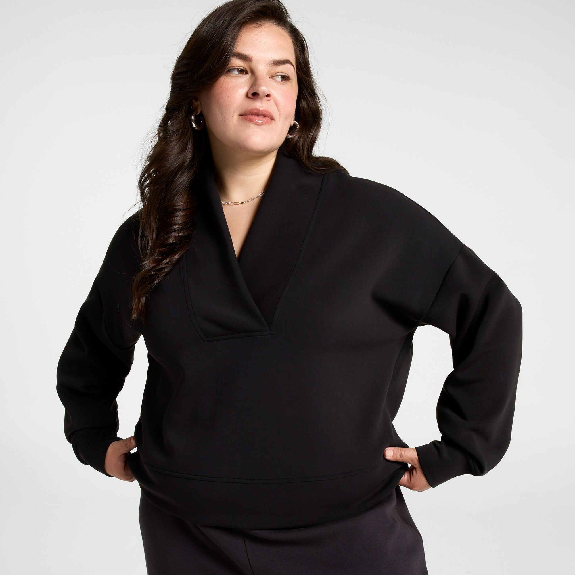 CALIA Women's Sandwash Shawl Collar Pullover product image