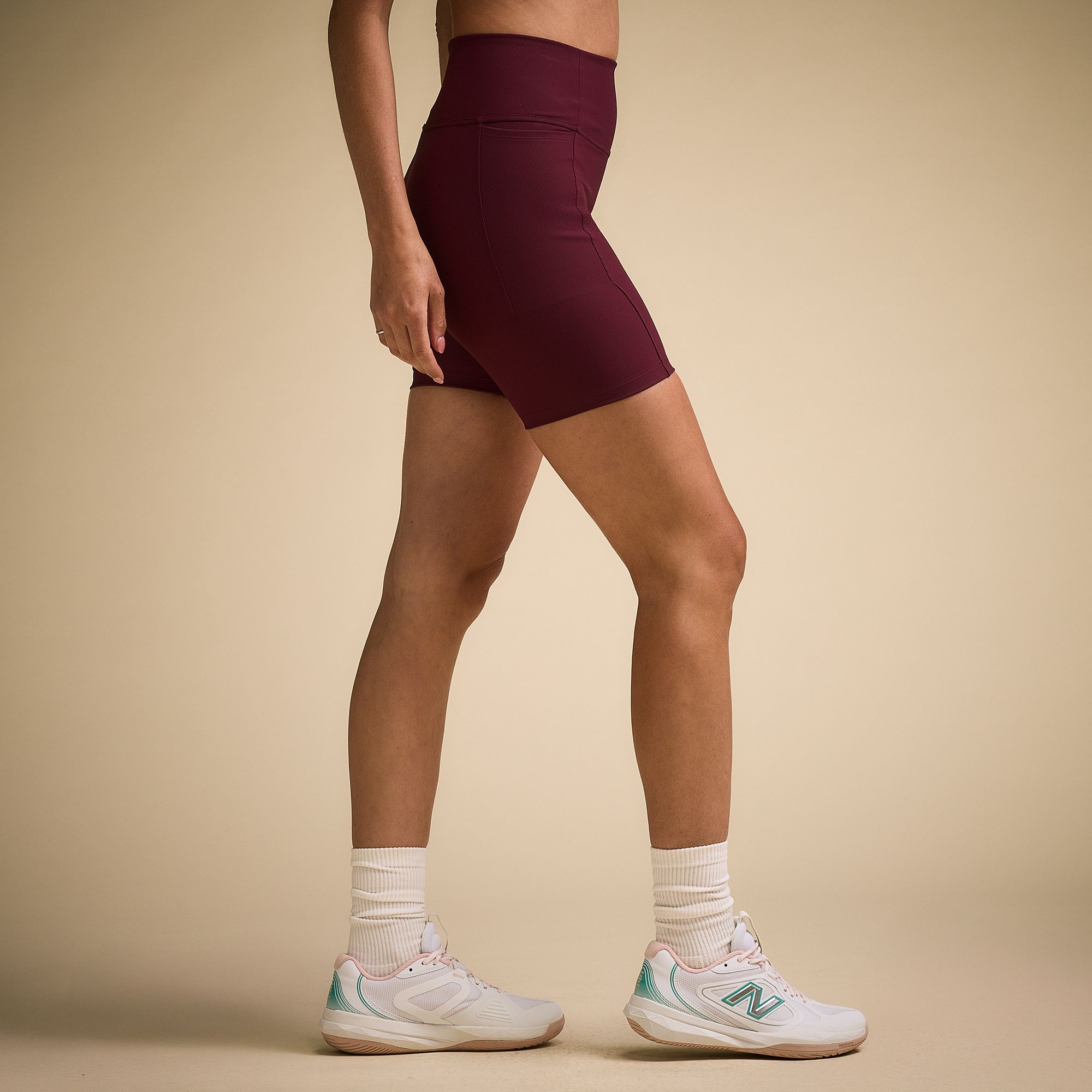 CALIA Women's Essential Rib 5” Bike Short product image