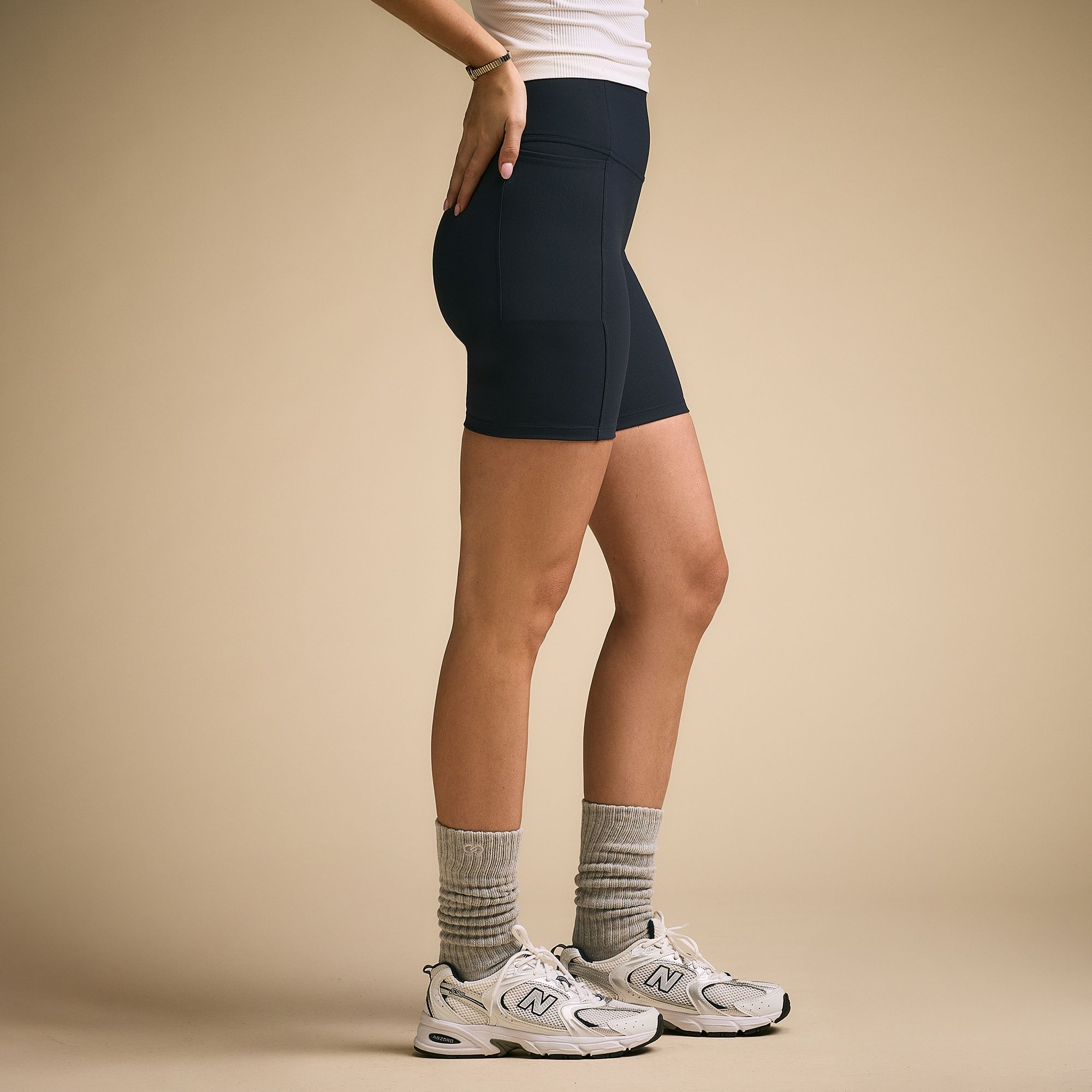 CALIA Women's Essential Rib 5” Bike Short product image