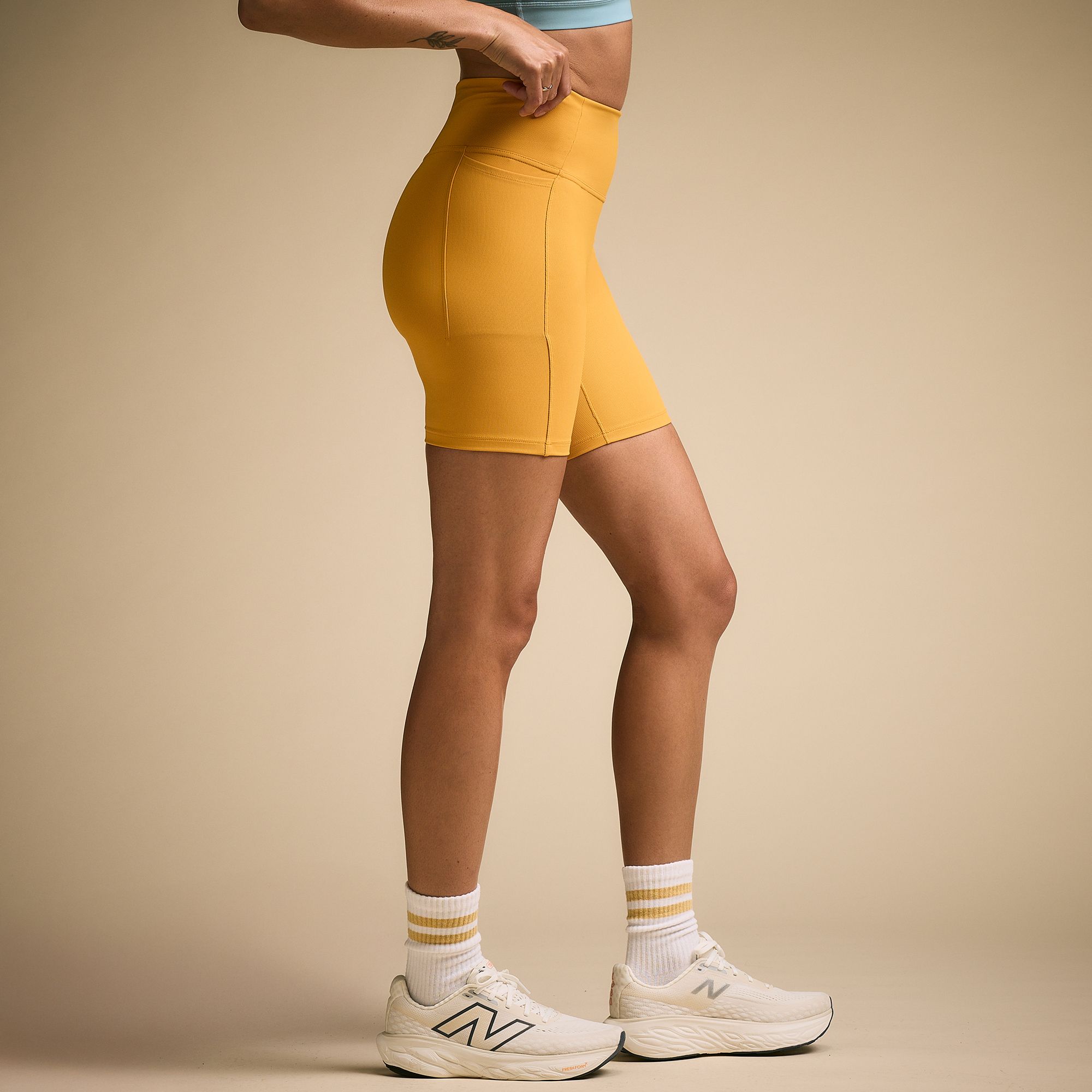 CALIA Women's Essential Rib 5” Bike Short product image