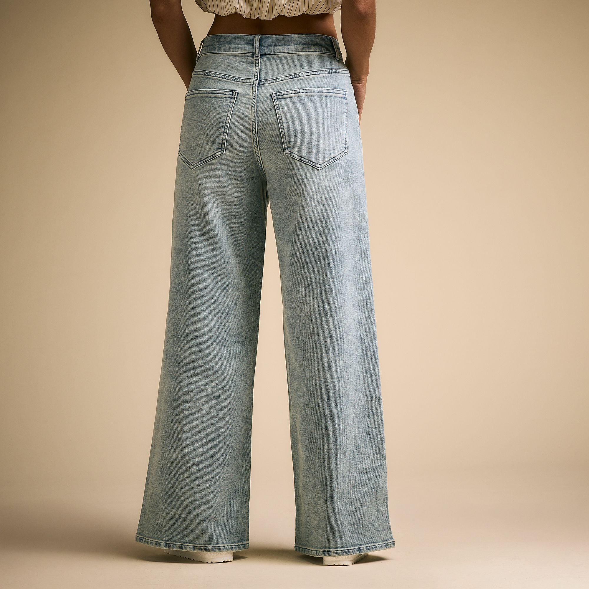 CALIA Women's Effortless Denim Wide Leg Pant product image