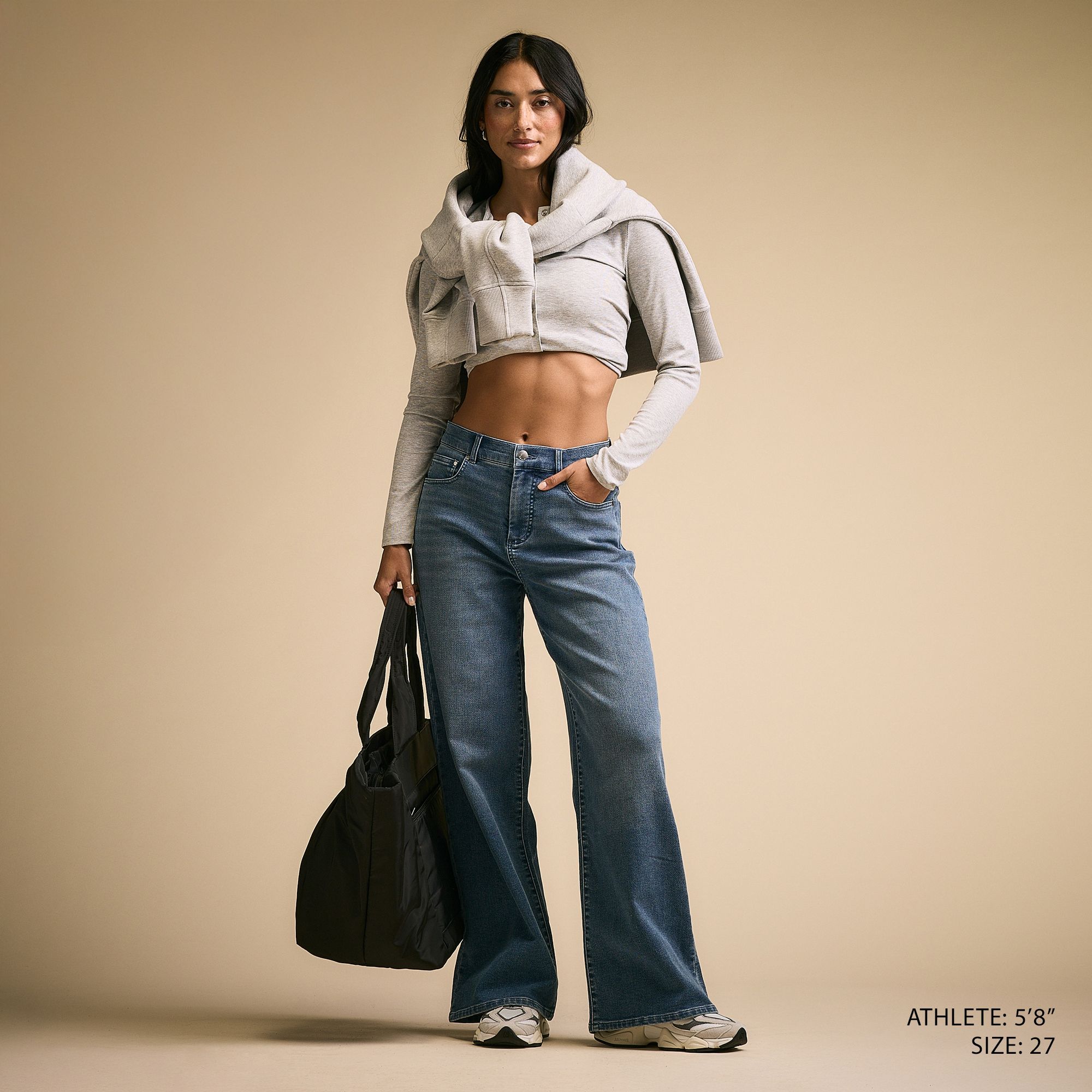 CALIA Women's Effortless Denim Wide Leg Pant product image