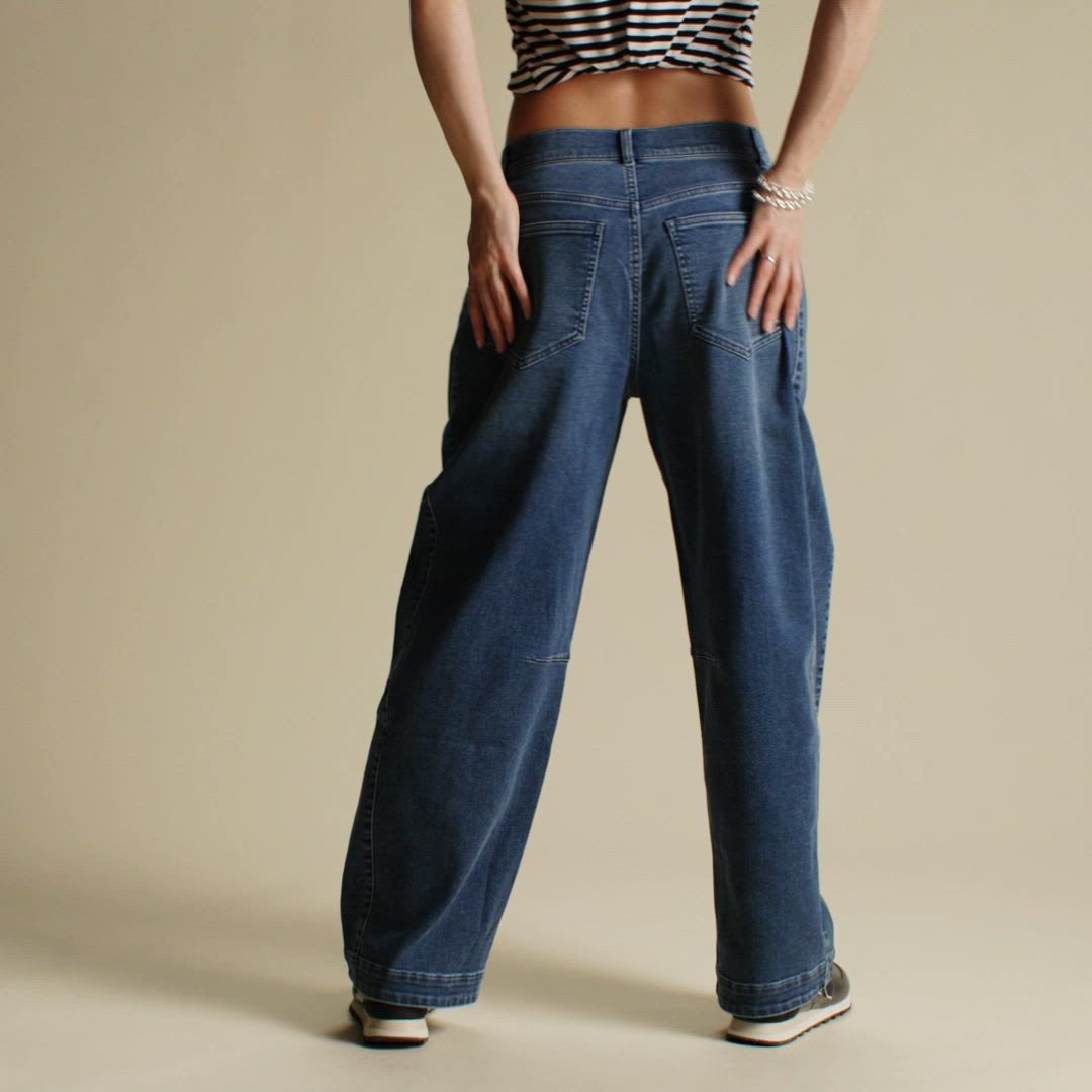 CALIA Women's Effortless Denim Barrel Pant product