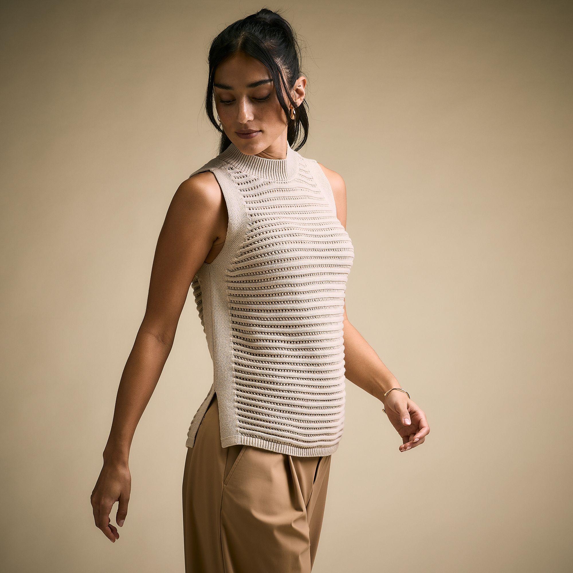 CALIA Women's Mock Neck Sweater Tank product image