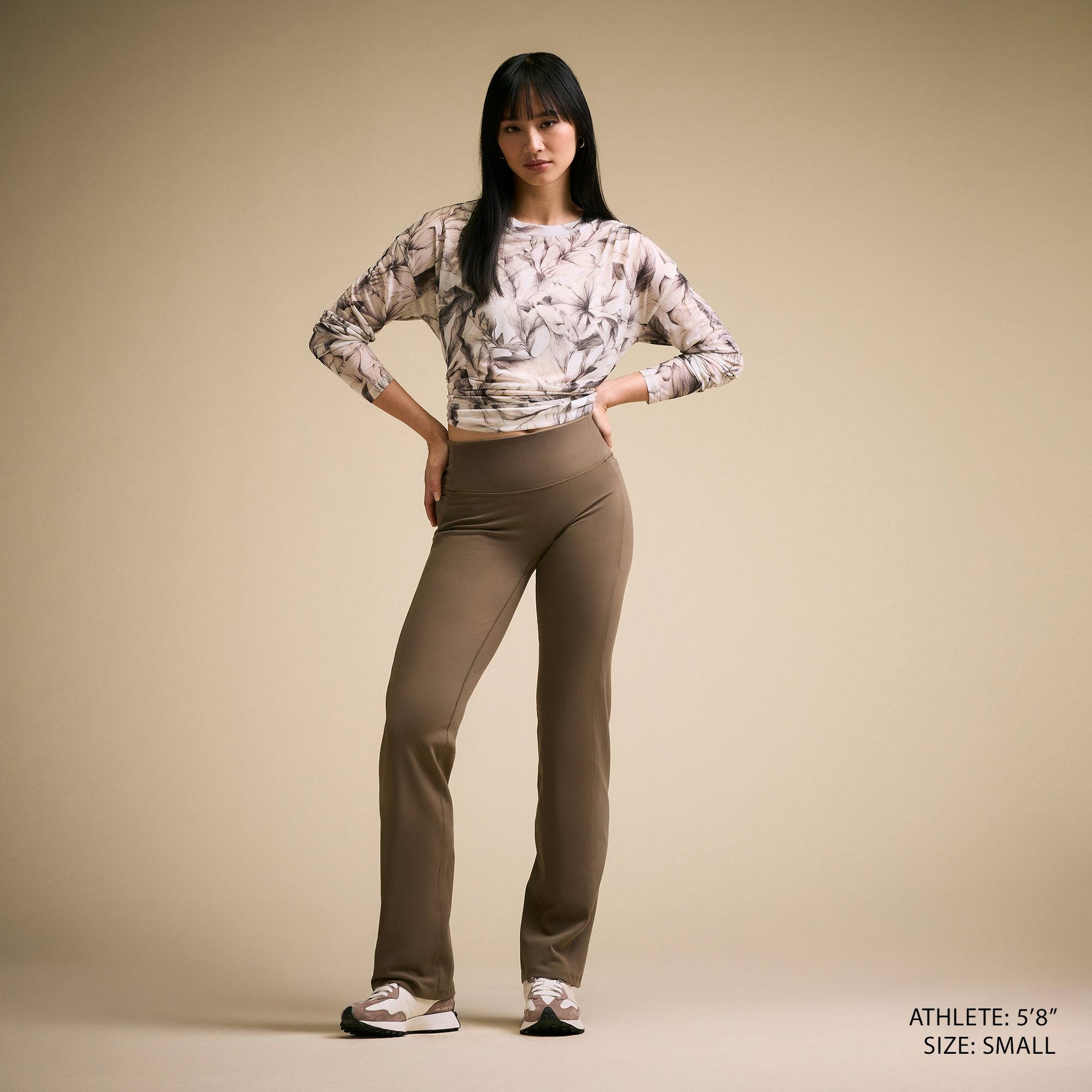 CALIA Women's Exhale Long Sleeve Pleated Shirt product image