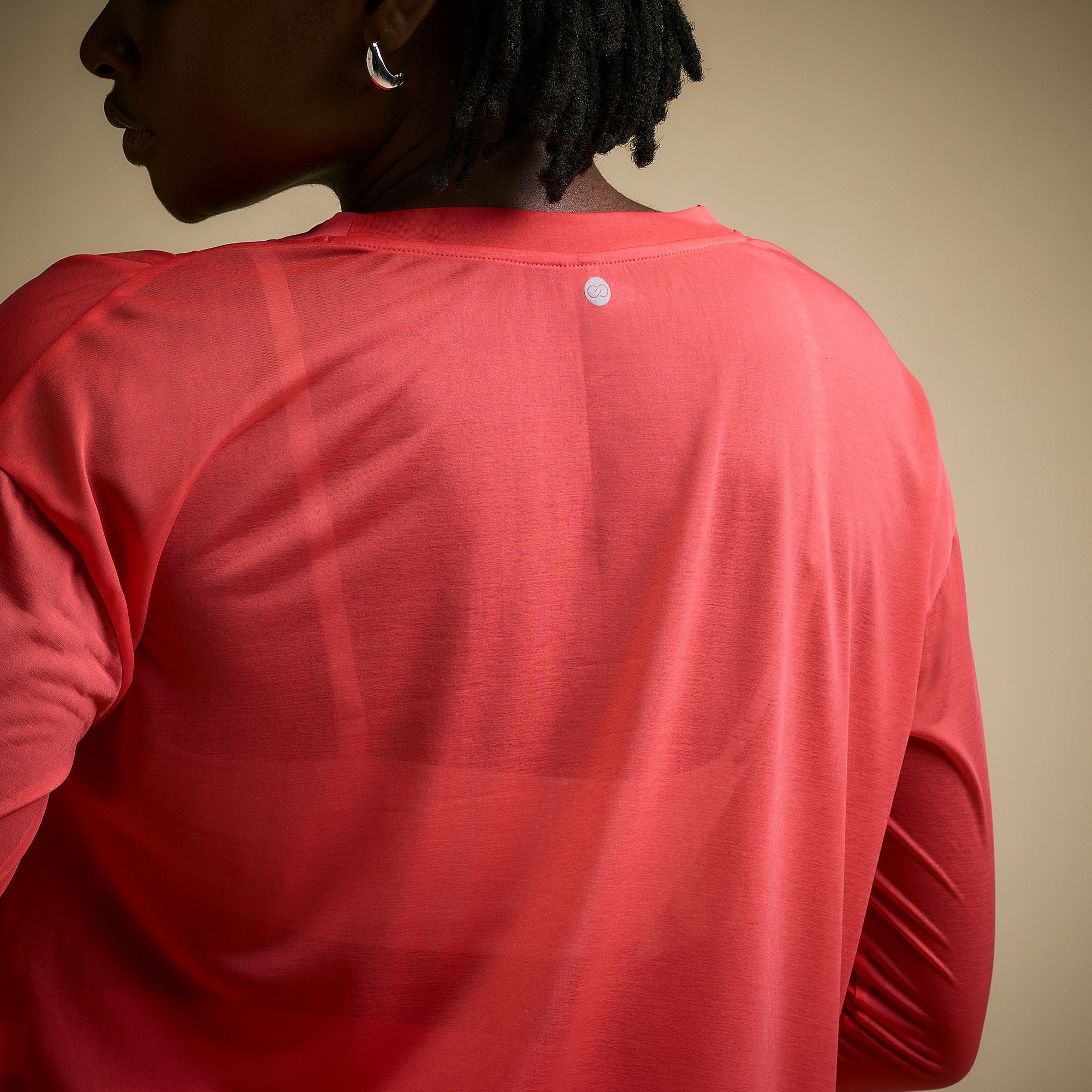 CALIA Women's Exhale Long Sleeve Pleated Shirt product image