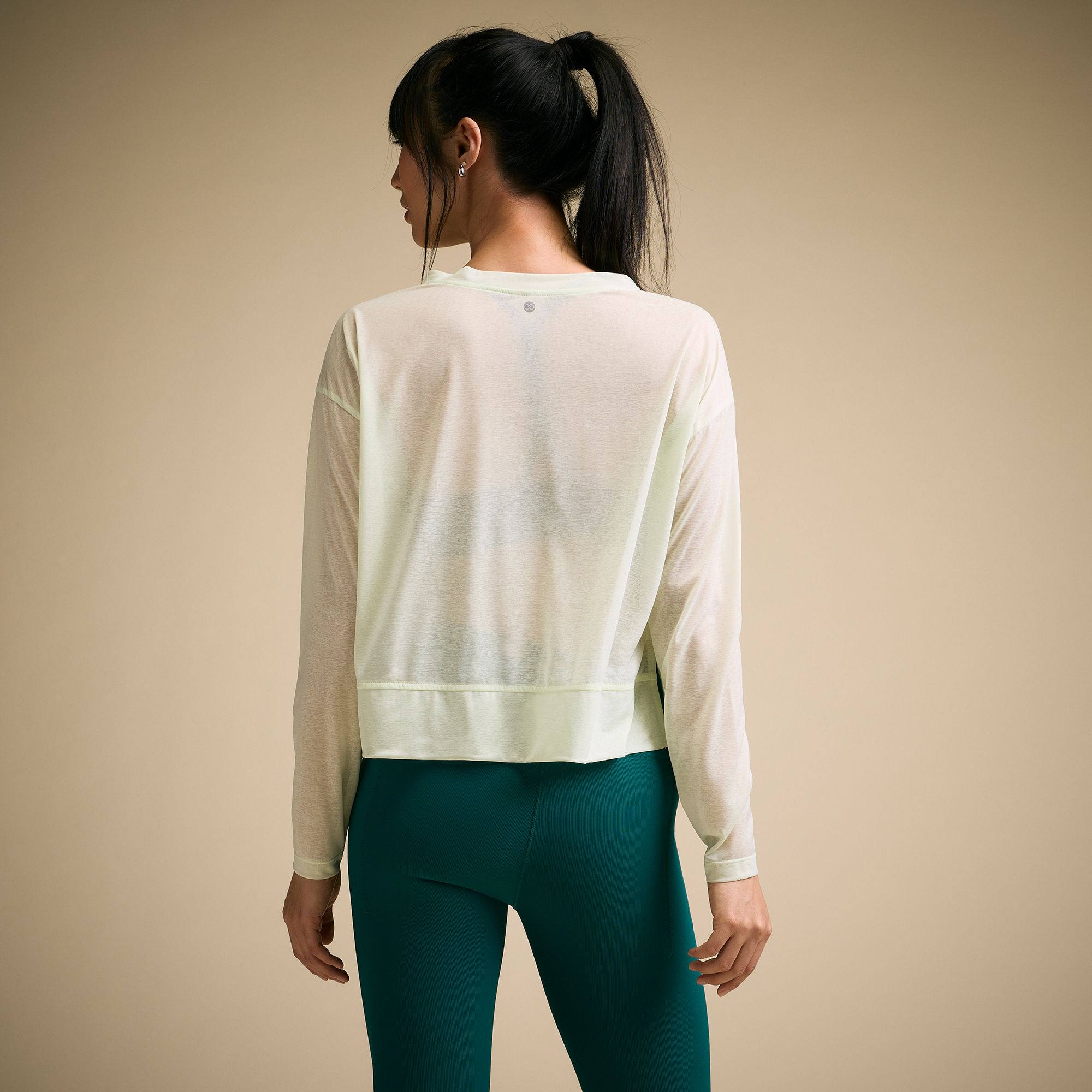 CALIA Women's Exhale Long Sleeve Pleated Shirt product image