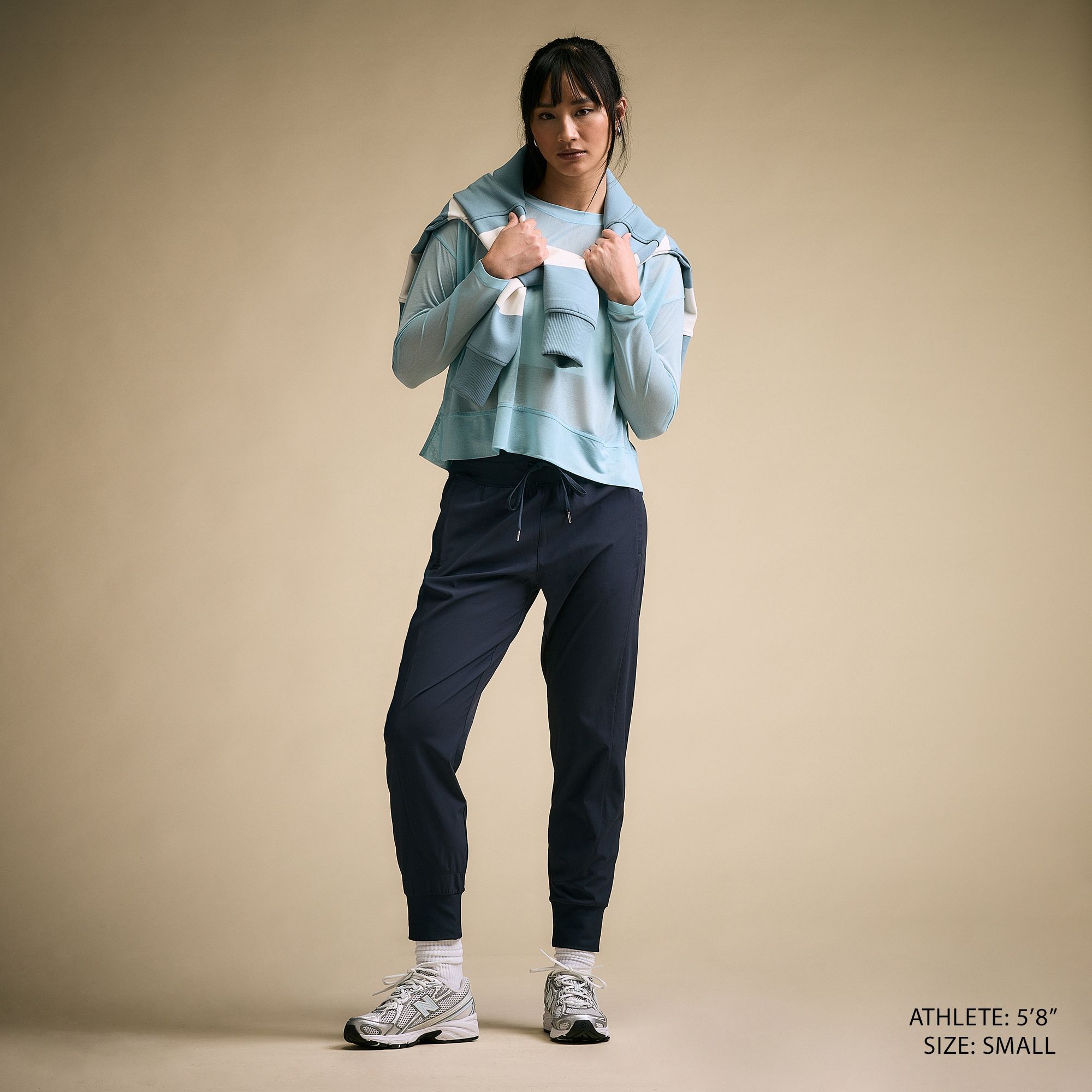 CALIA Women's Exhale Long Sleeve Pleated Shirt product image