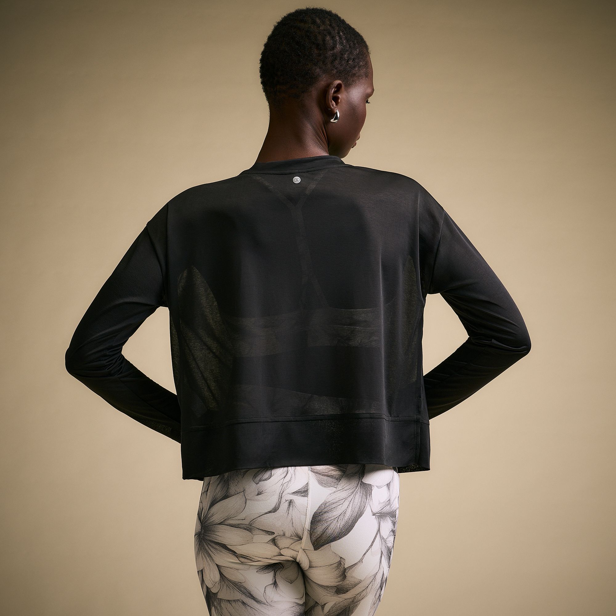 CALIA Women's Exhale Long Sleeve Pleated Shirt product image