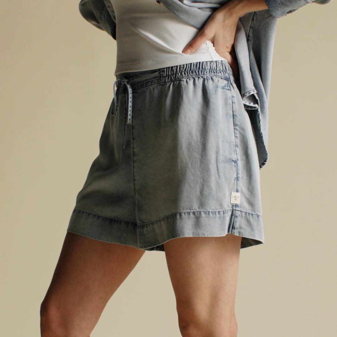CALIA Women's Poplin Pieced Short product