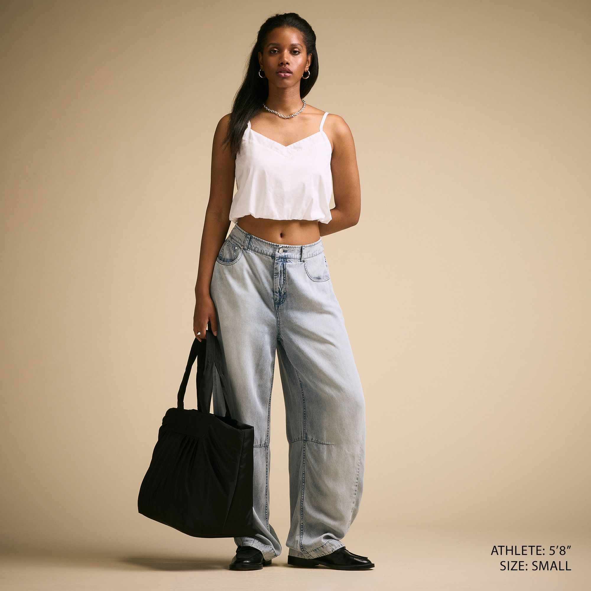 CALIA Women's Chambray Relaxed Barrel Pant product image