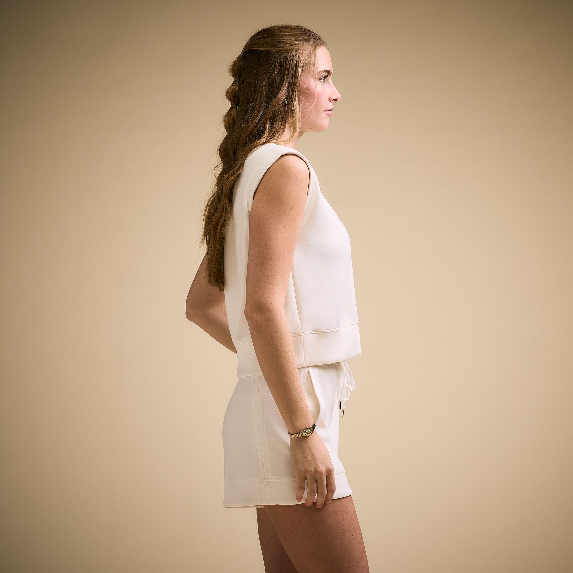 CALIA Women's Sandwash Sleeveless V-neck Popover Shirt product image