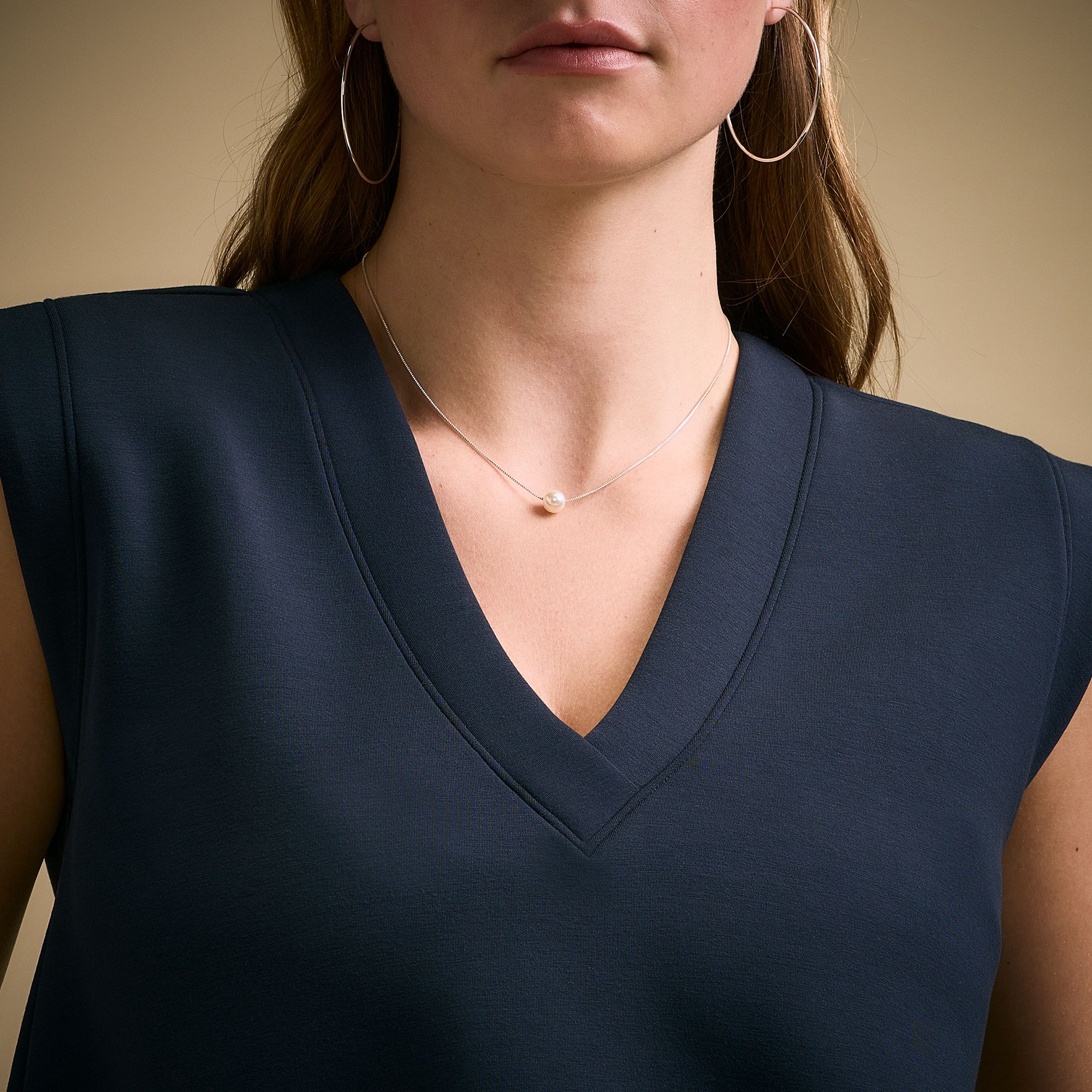 CALIA Women's Sandwash Sleeveless V-Neck Popover Shirt product image