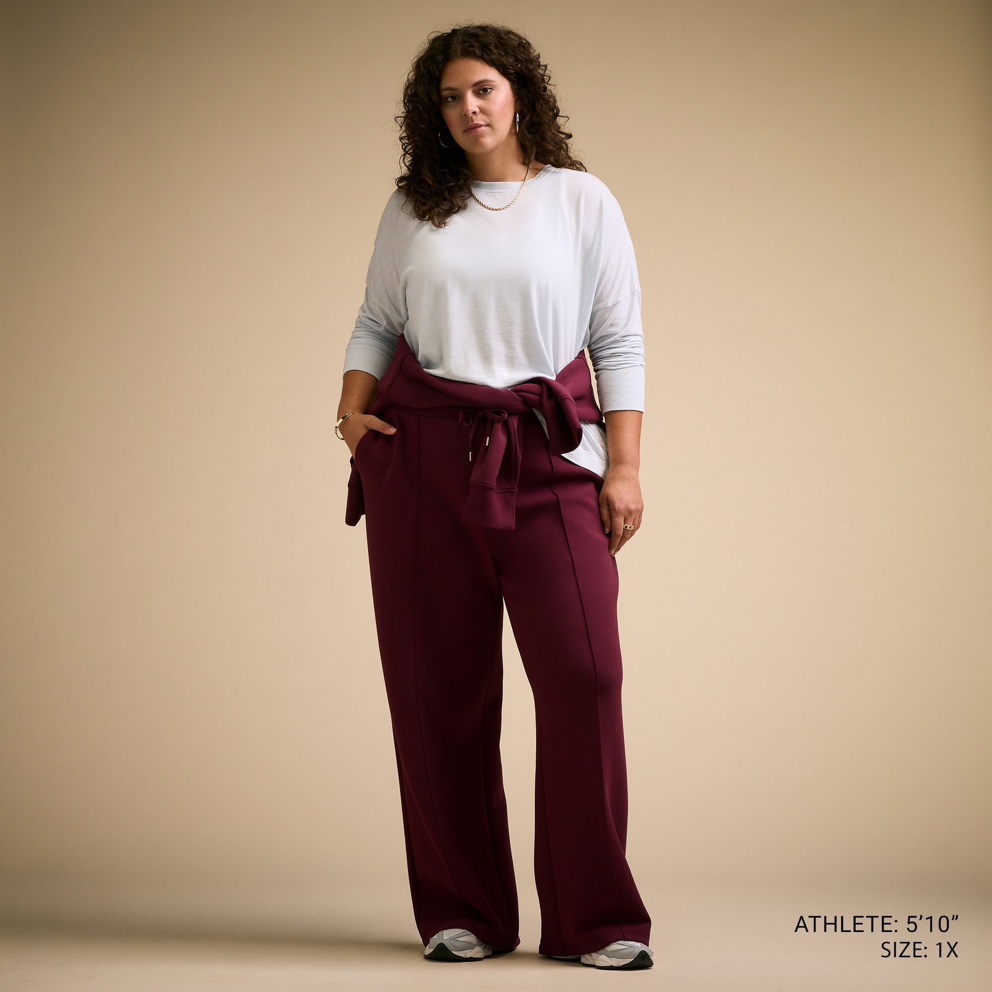 CALIA Women's Soft Scuba Wide Leg Pant product image