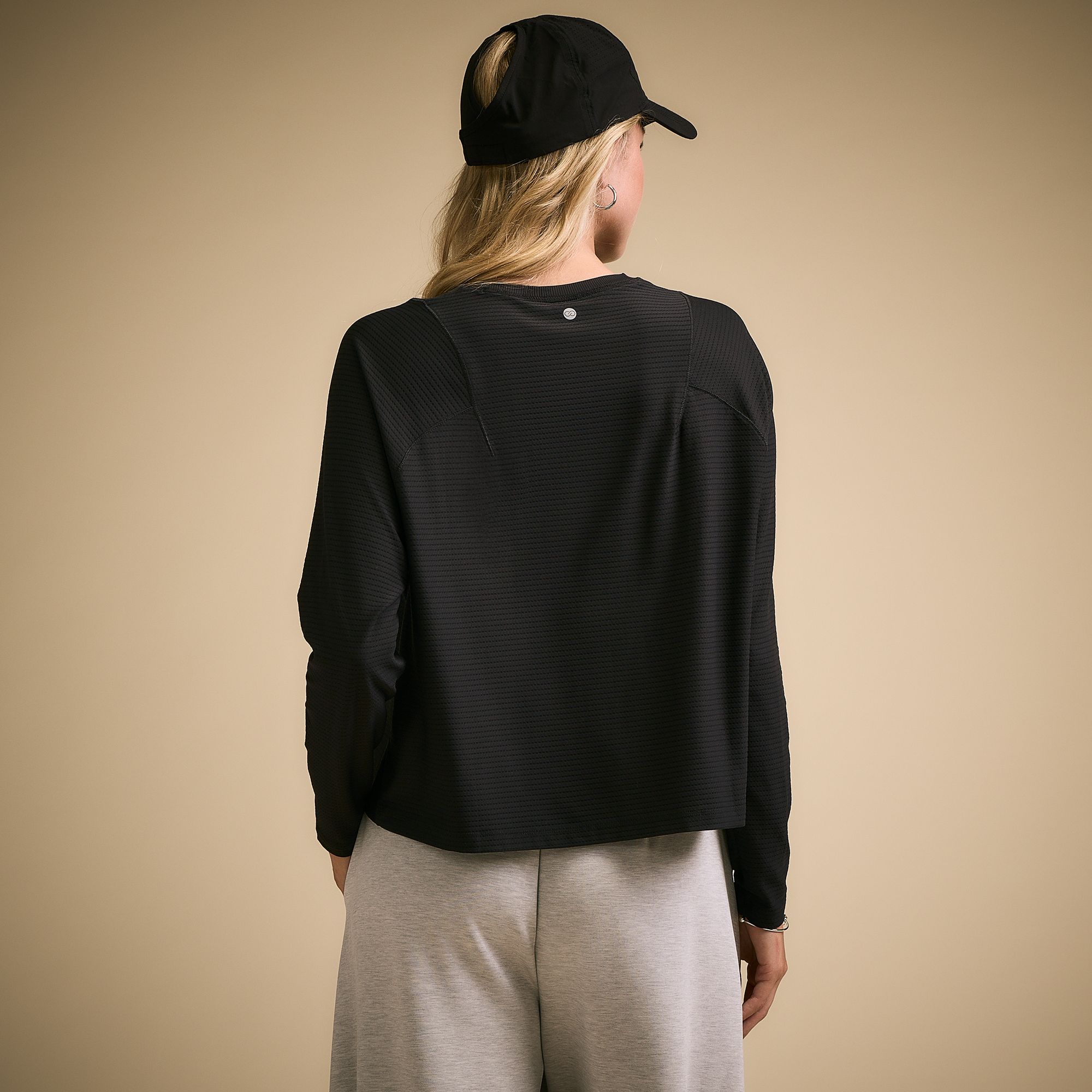 CALIA Women's Renew Seamed Cropped Long Sleeve Top product image