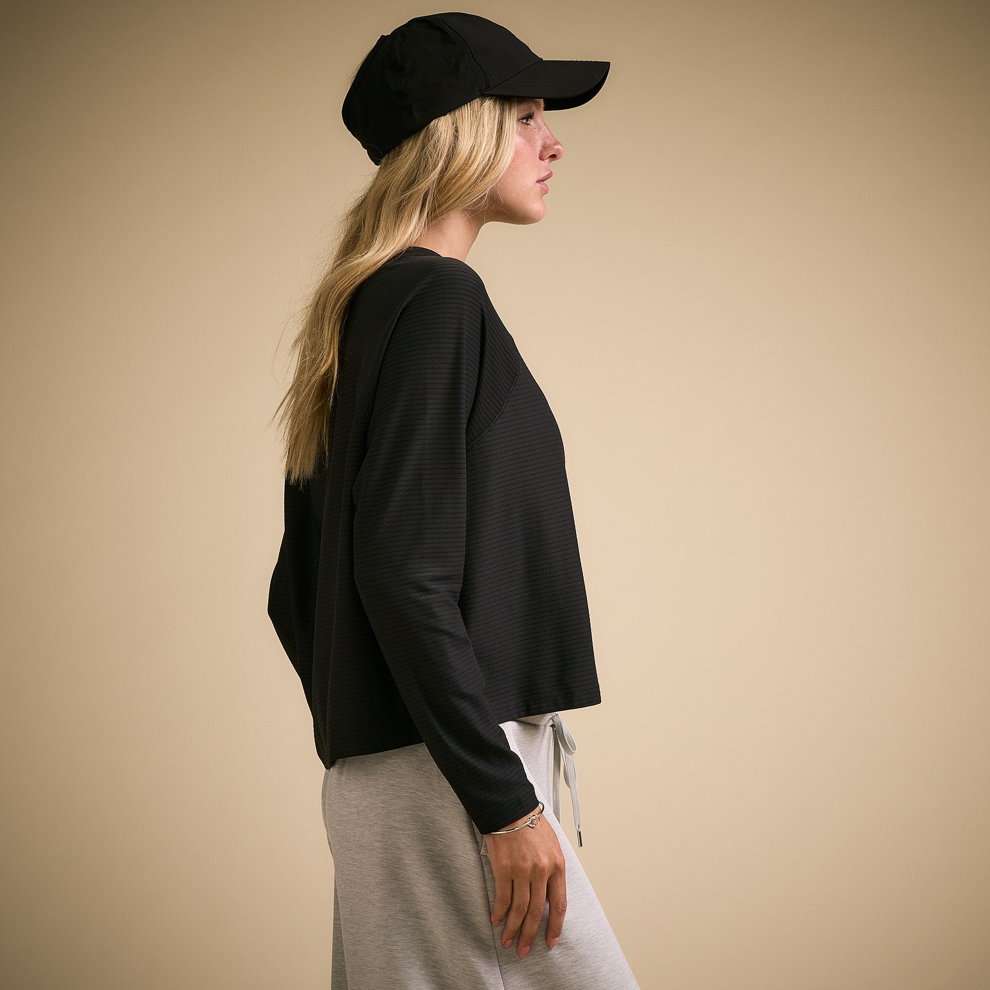 CALIA Women's Renew Seamed Cropped Long Sleeve Top product image