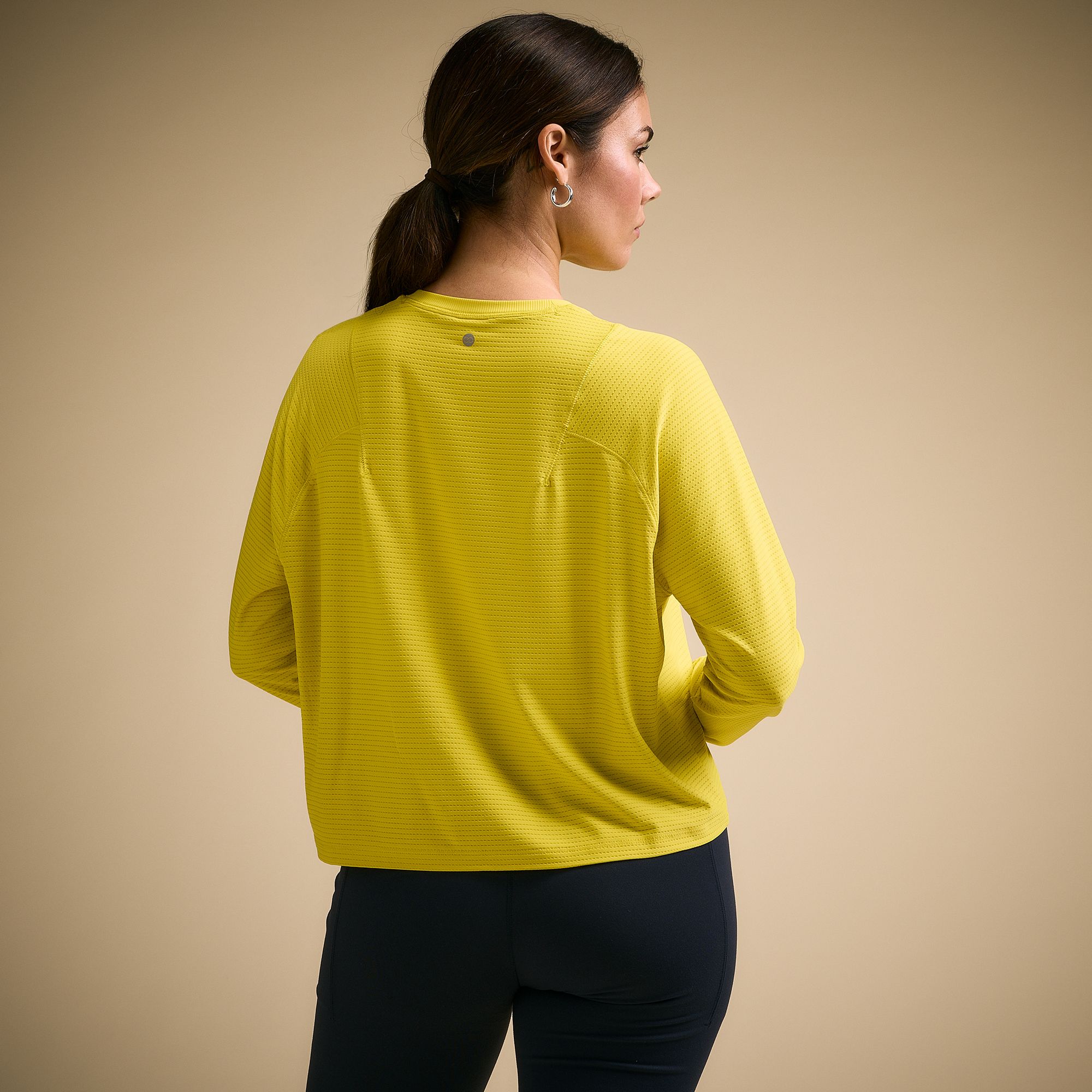 CALIA Women's Renew Seamed Cropped Long Sleeve Top product image