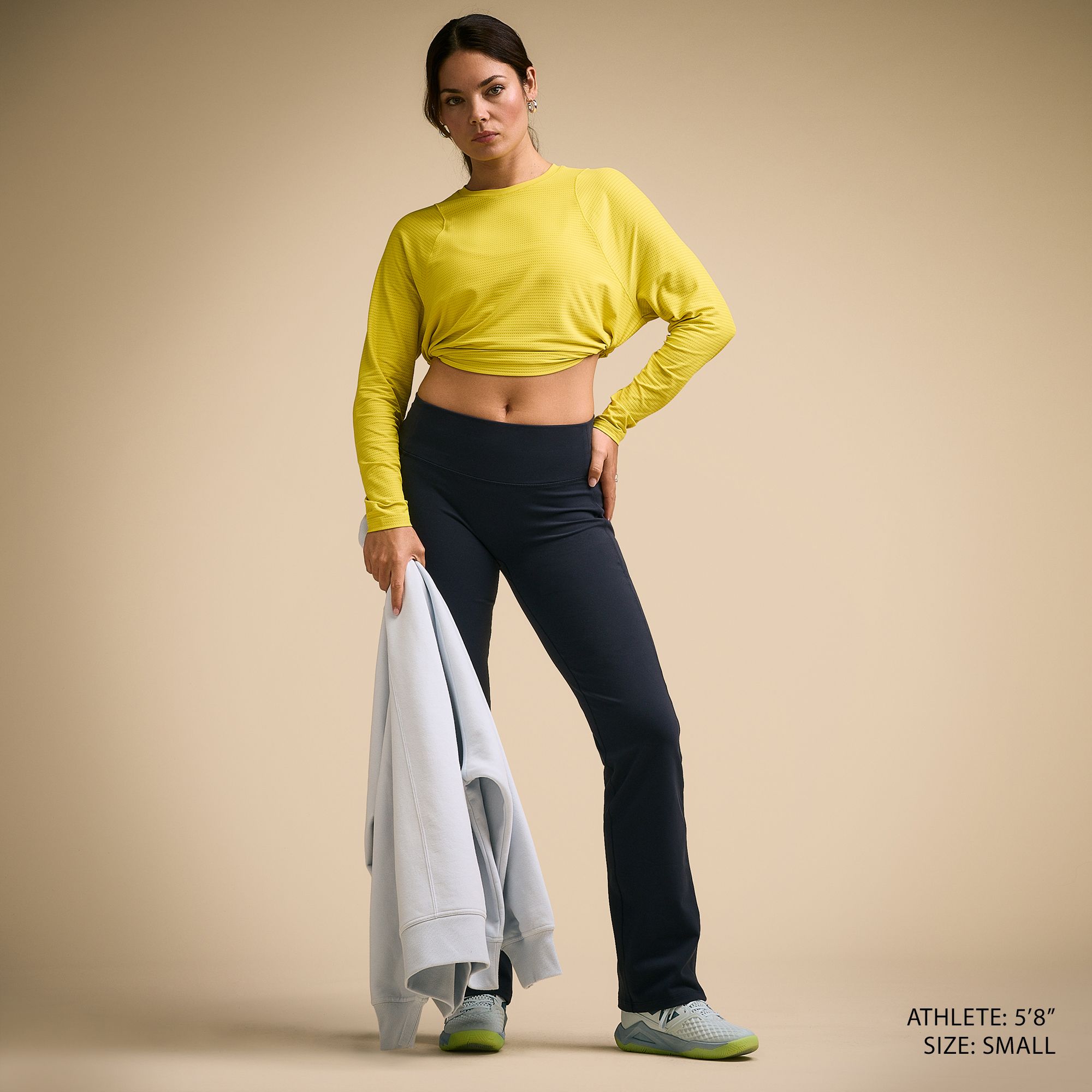 CALIA Women's Renew Seamed Cropped Long Sleeve Top product image