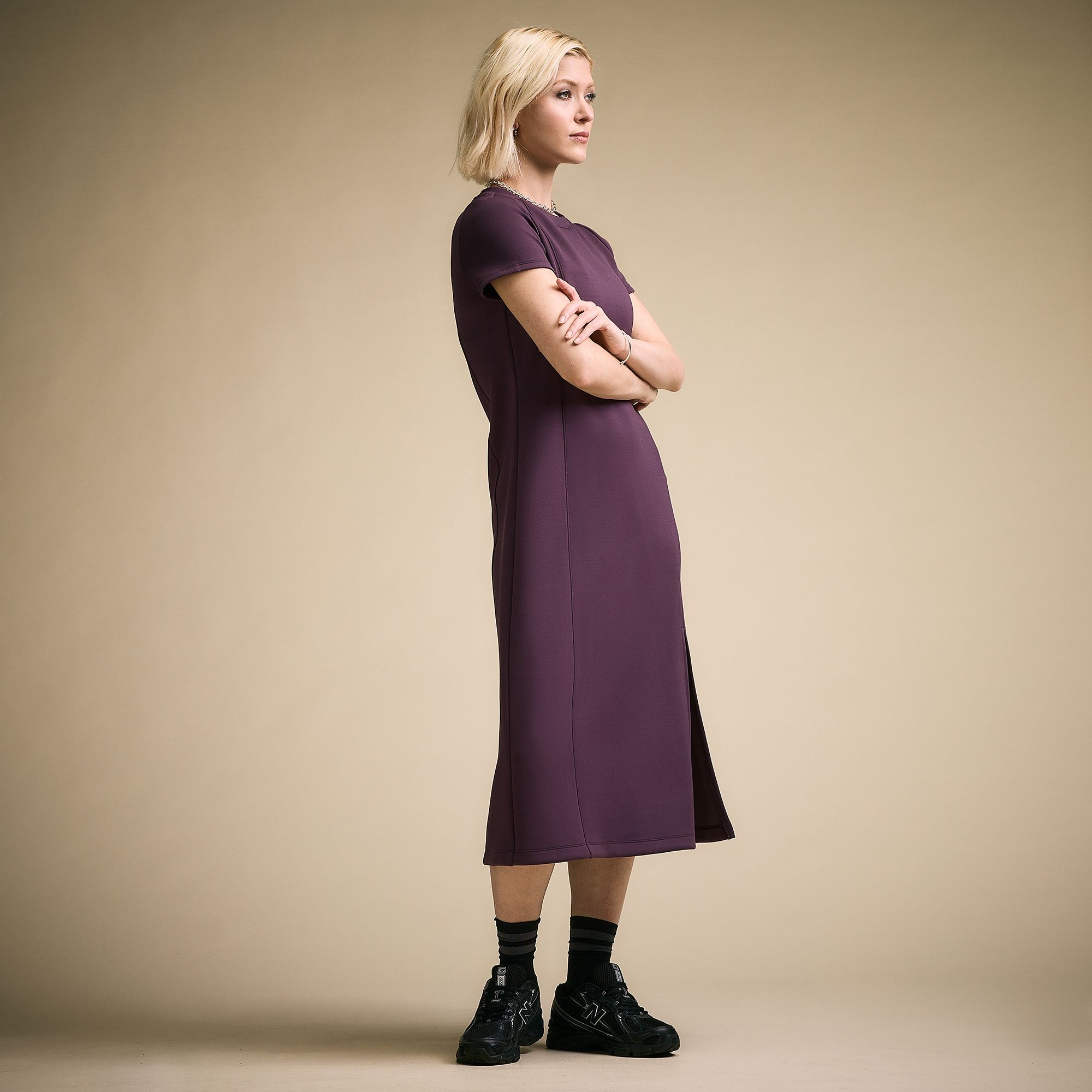 CALIA Women's Sandwash Paneled Midi Dress product image