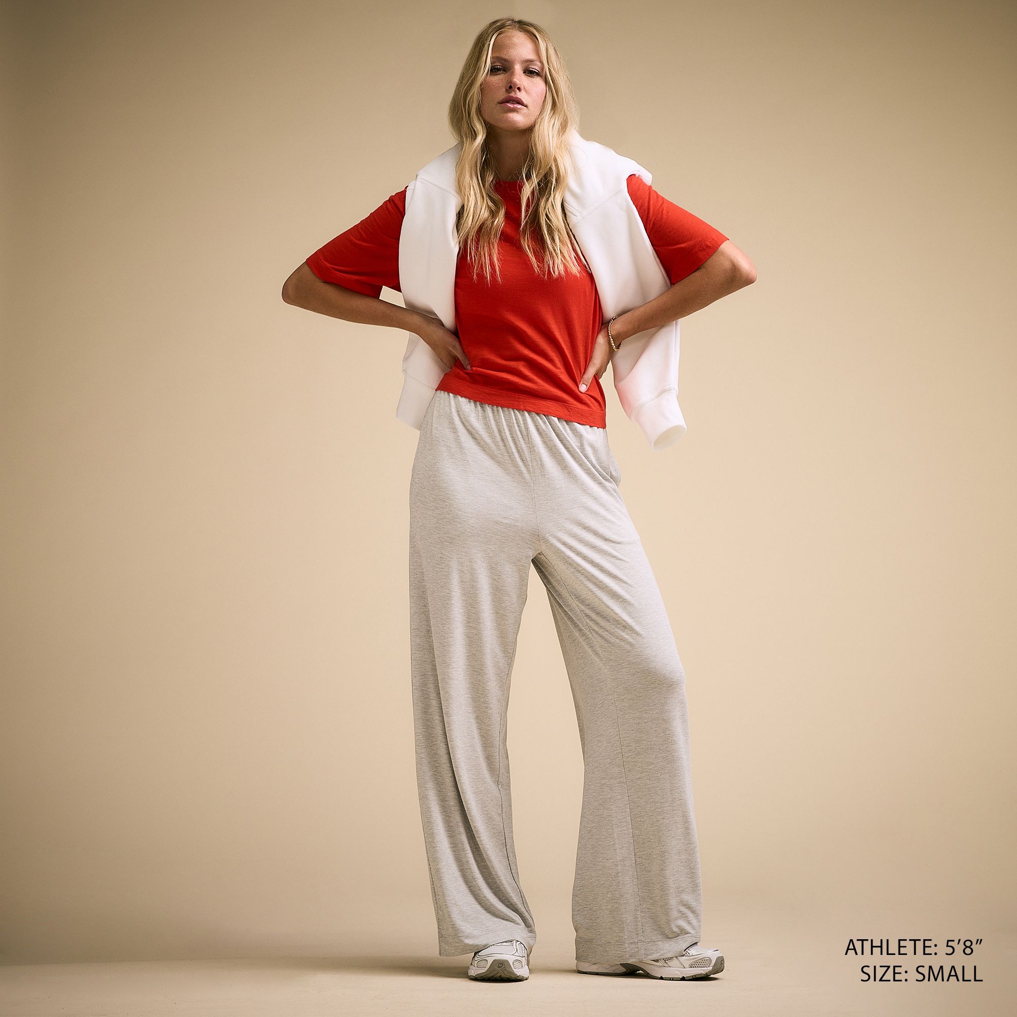 CALIA Women's Sandwash Jersey Wide Leg Pant product image