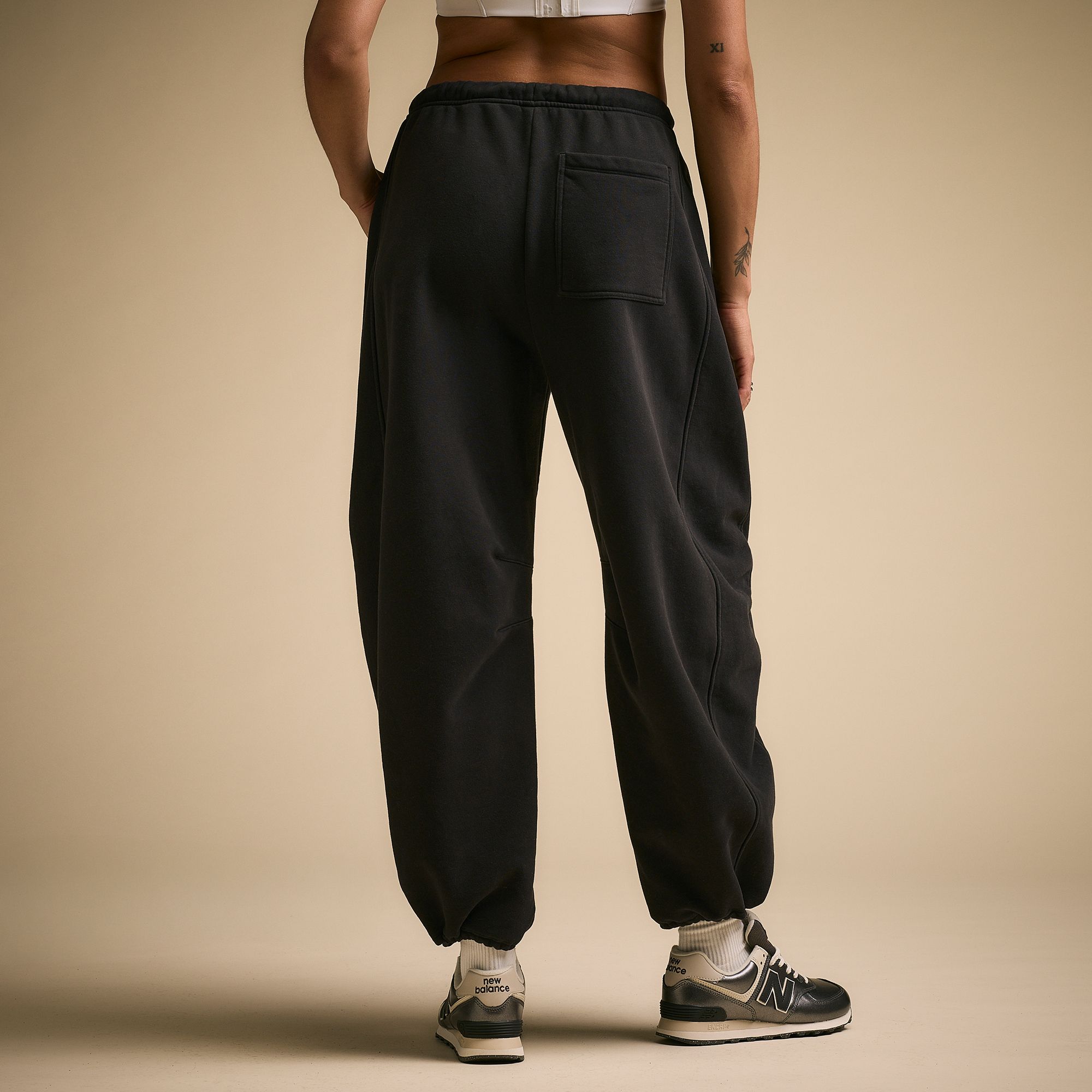 CALIA Women's Washed Cotton Fleece Barrel Sweatpant product image