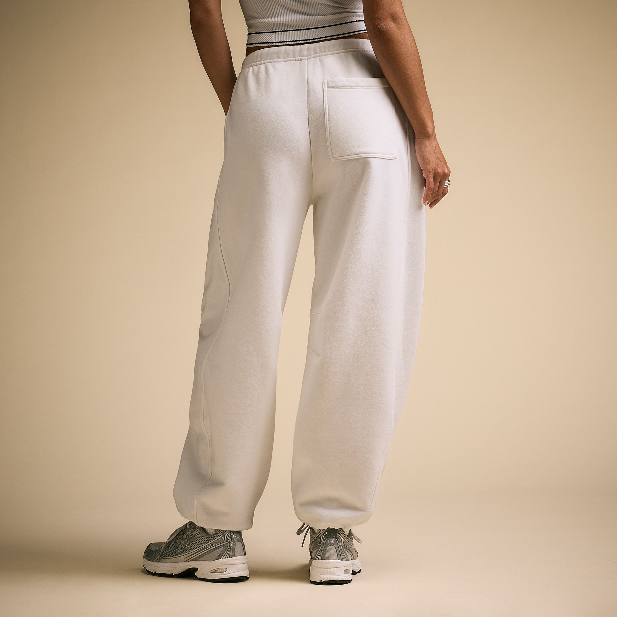 CALIA Women's Washed Cotton Fleece Barrel Sweatpant product image