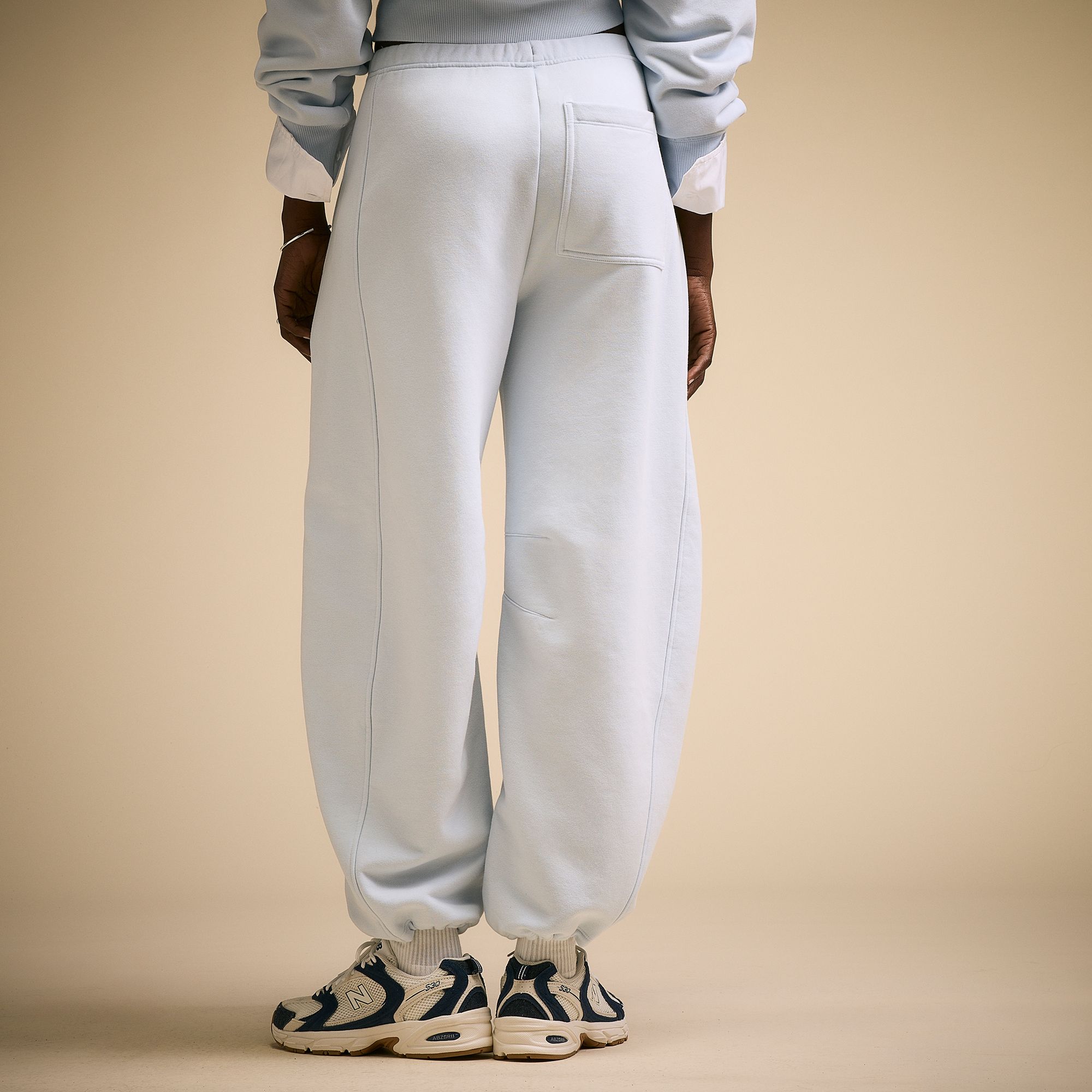 CALIA Women's Washed Cotton Fleece Barrel Sweatpant product image