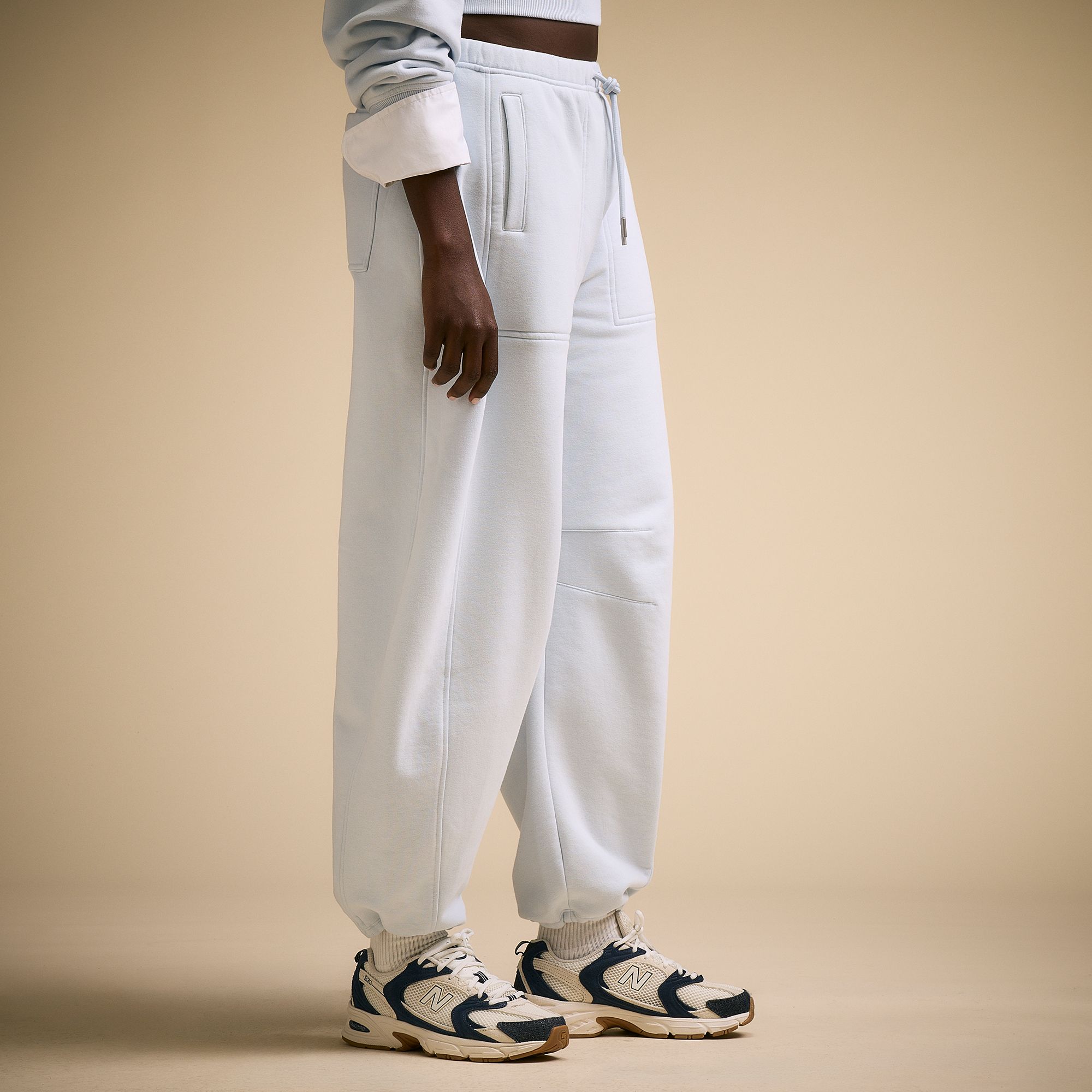 CALIA Women's Washed Cotton Fleece Barrel Sweatpant product image