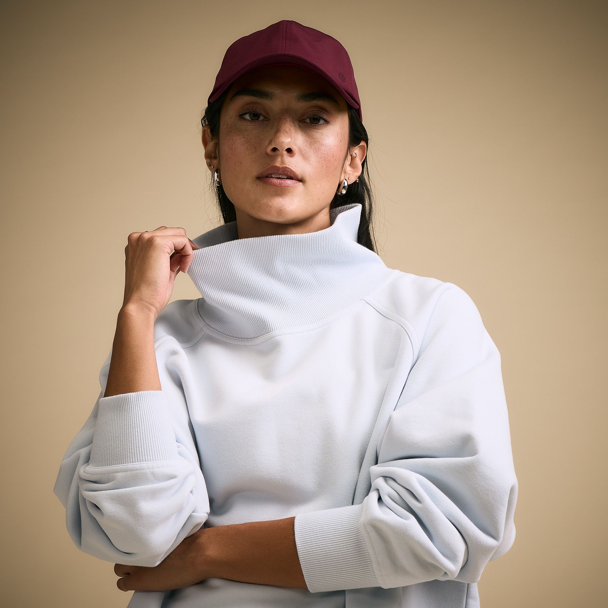 CALIA Women's&nbsp;Cotton Funnel Neck Tunic product image