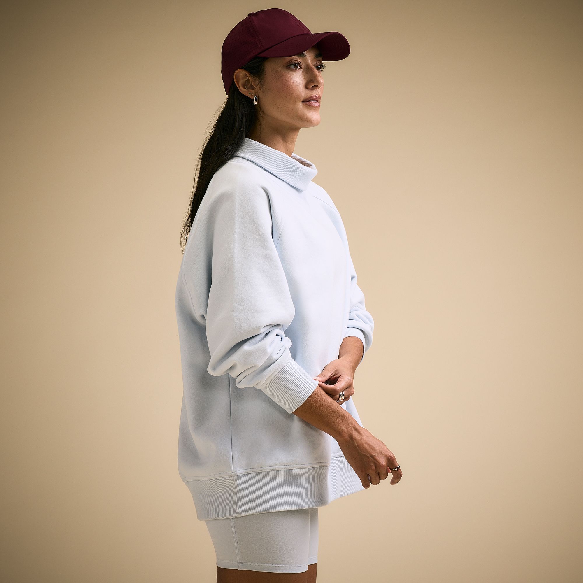 CALIA Women's&nbsp;Cotton Funnel Neck Tunic product image