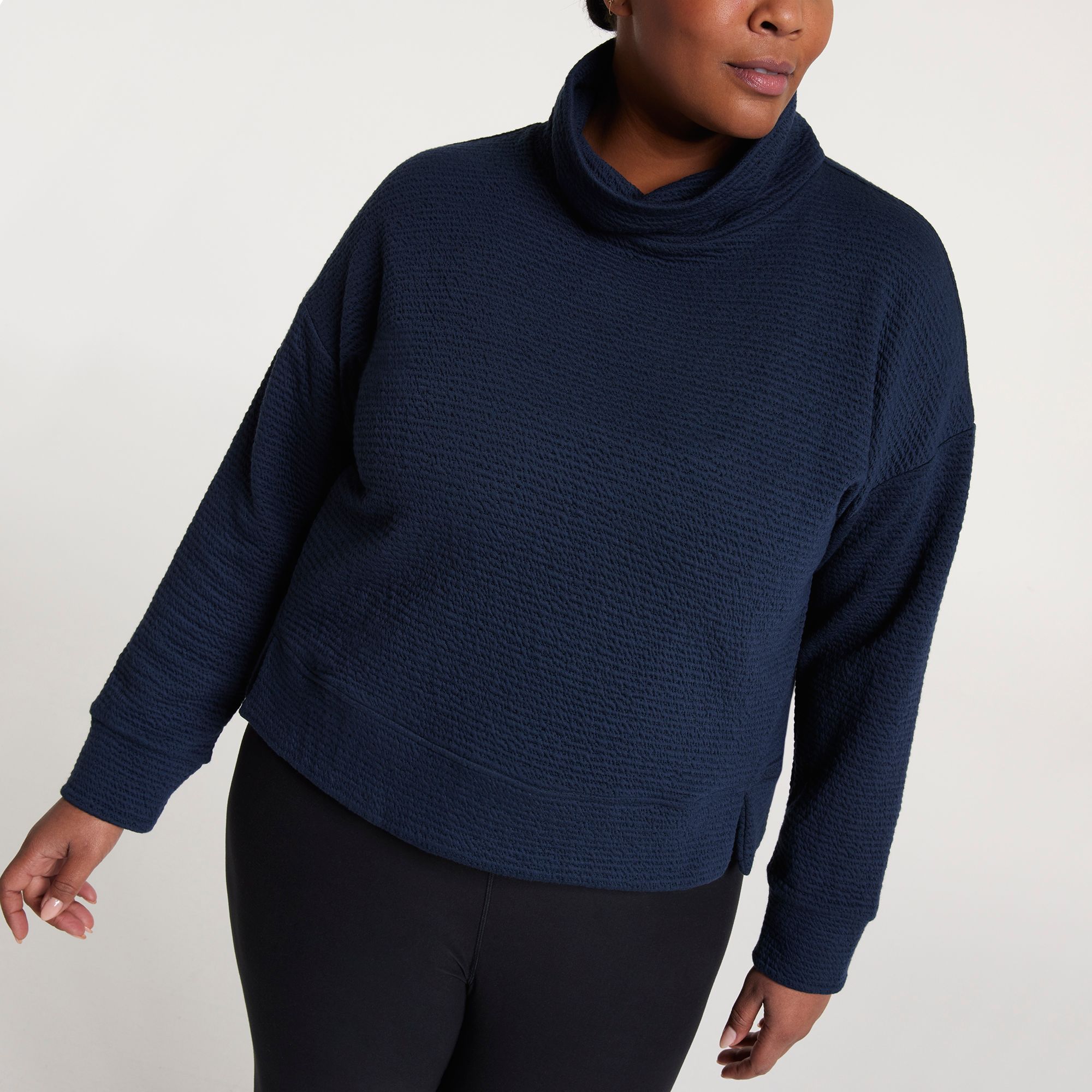 CALIA Women's Lunar Jacquard Funnel Neck product image