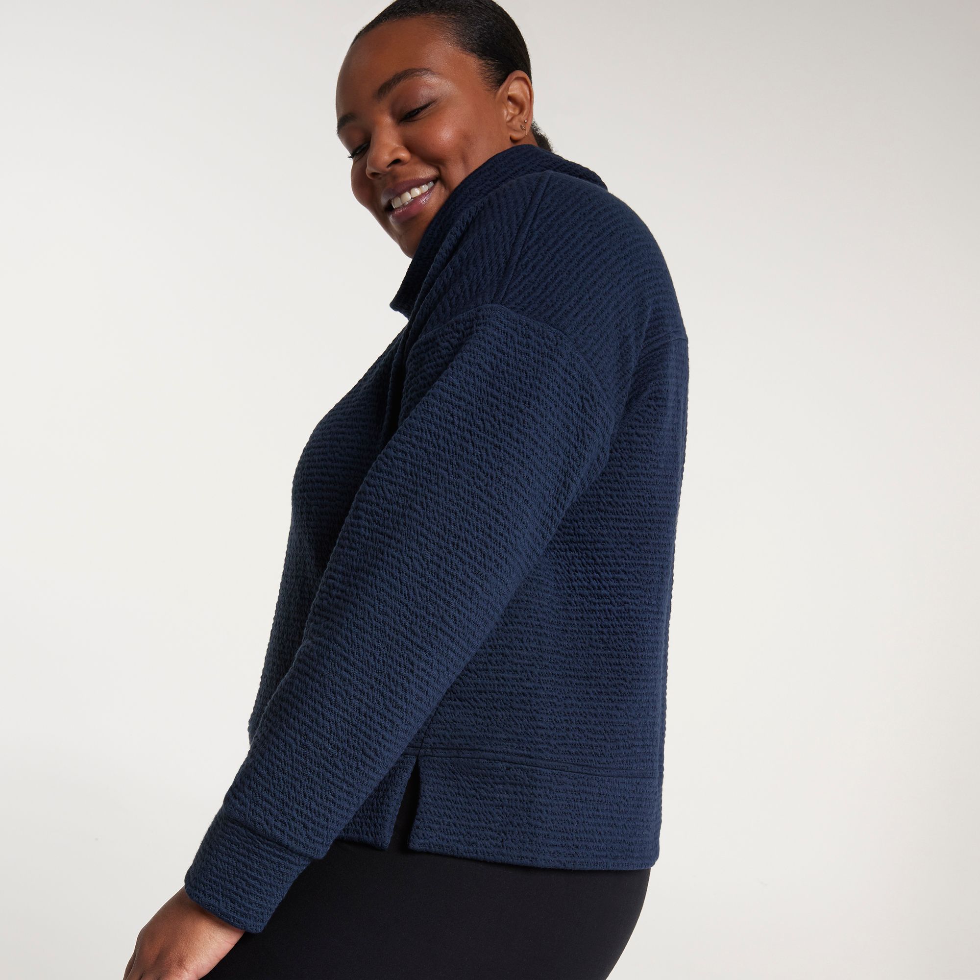 CALIA Women's Lunar Jacquard Funnel Neck product image