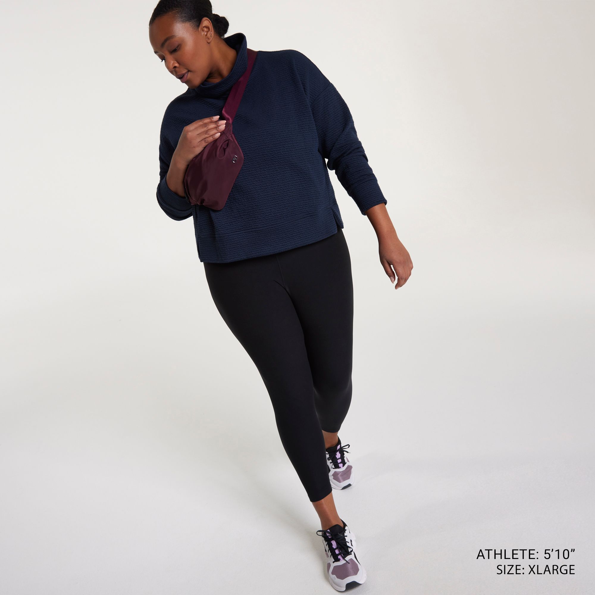 CALIA Women's Lunar Jacquard Funnel Neck product image