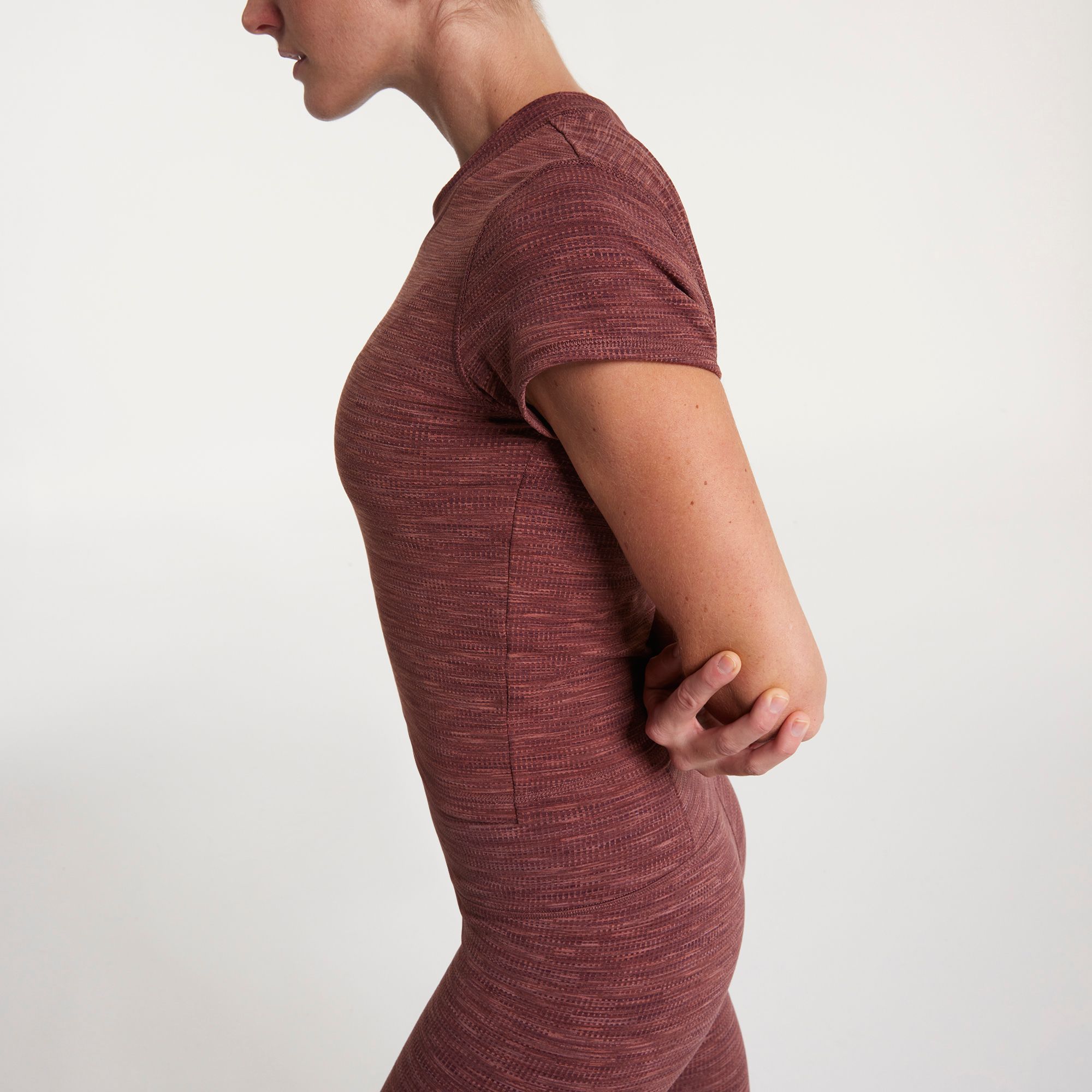 CALIA Women's Essential Cropped Jacquard Tee product image