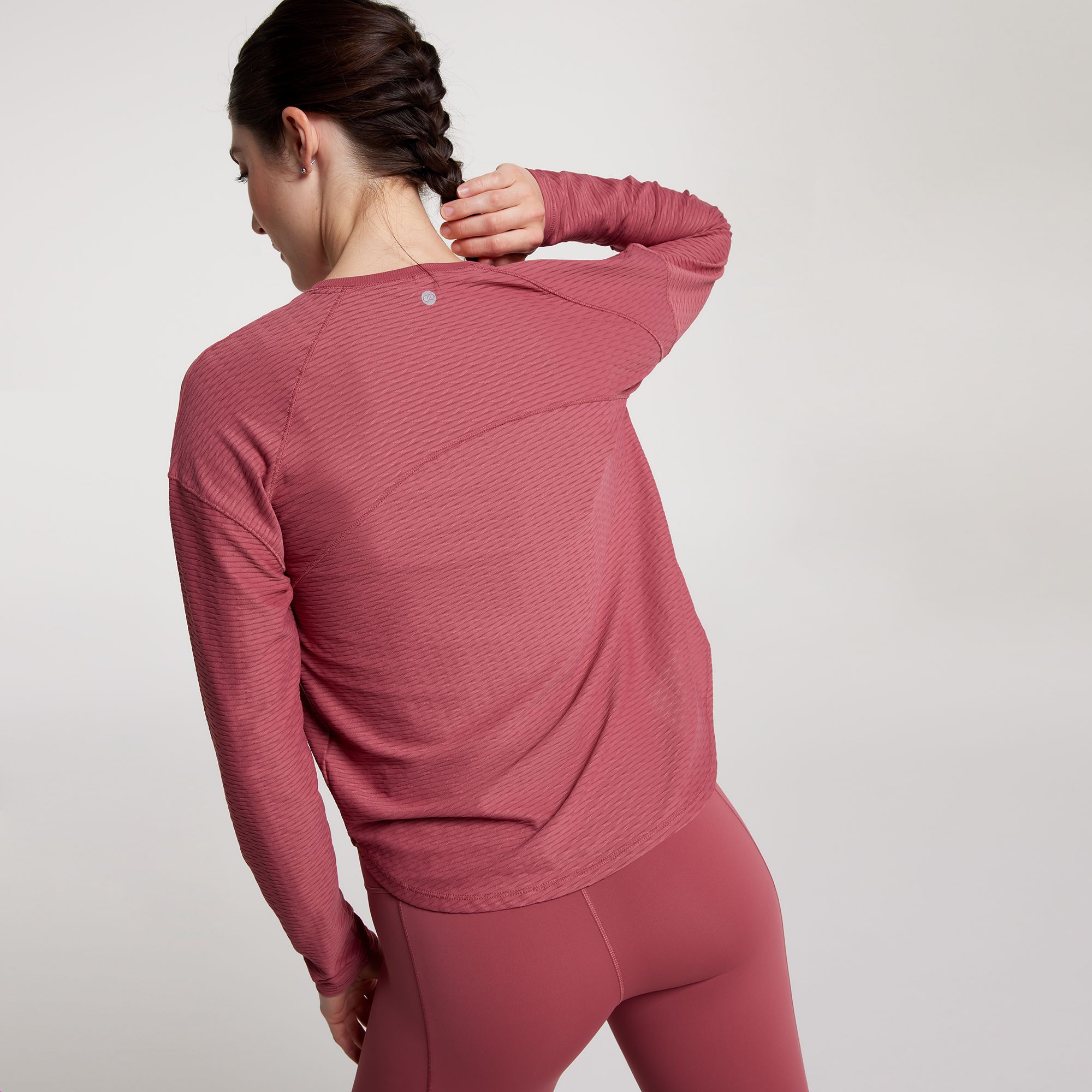 CALIA Women's Renew Twisted Mesh Long Sleeve Tee product image