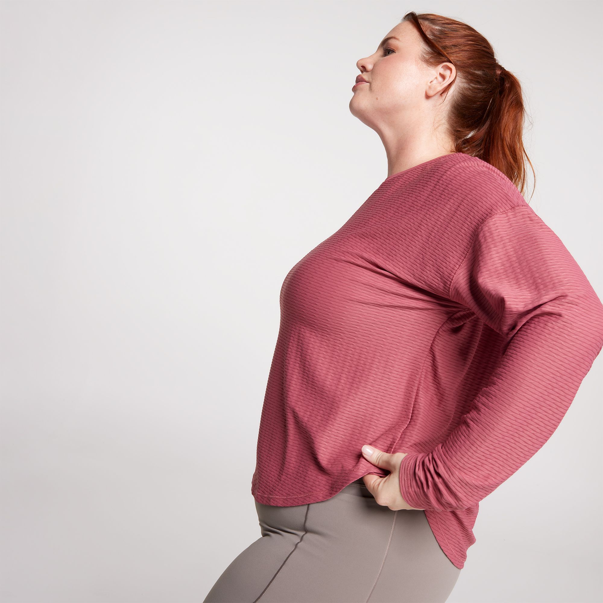 CALIA Women's Renew Twisted Mesh Long Sleeve Tee product image