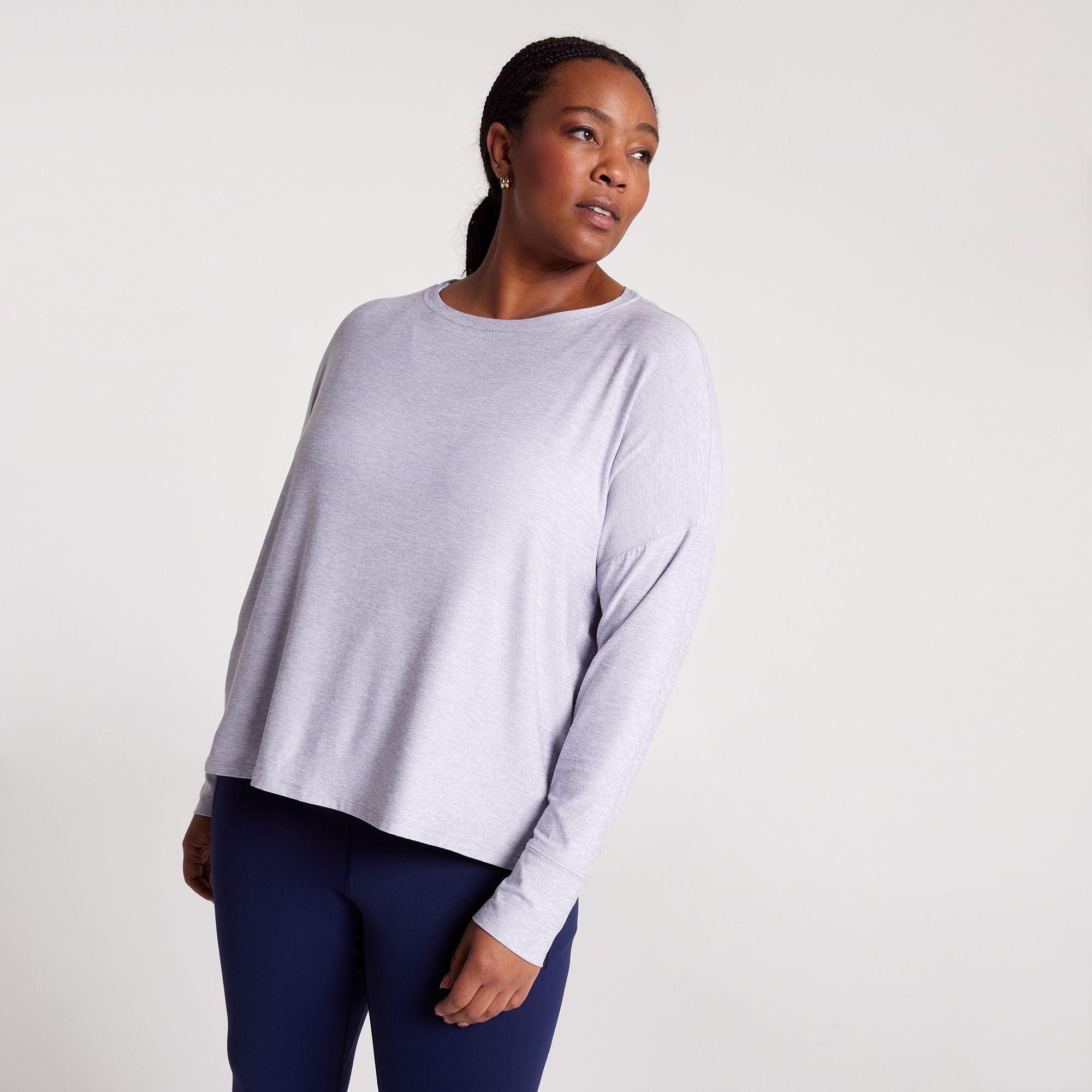 CALIA Women's LustraLux Oversized Long Sleeve Shirt product image