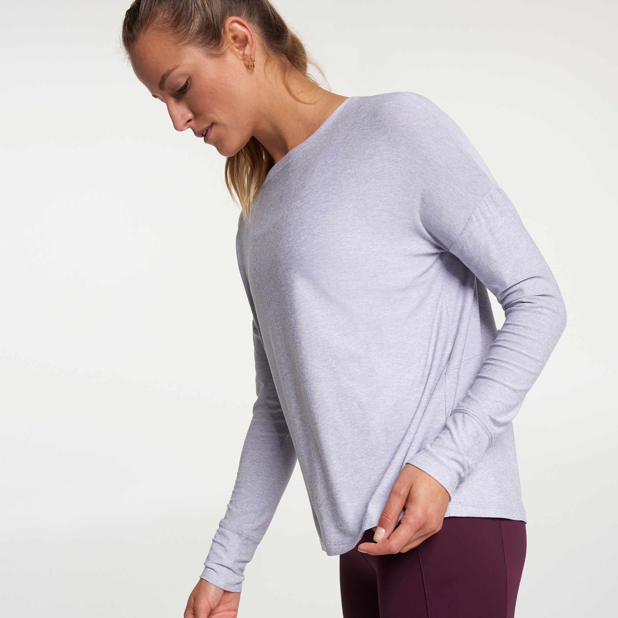 CALIA Women's LustraLux Oversized Long Sleeve Shirt product image